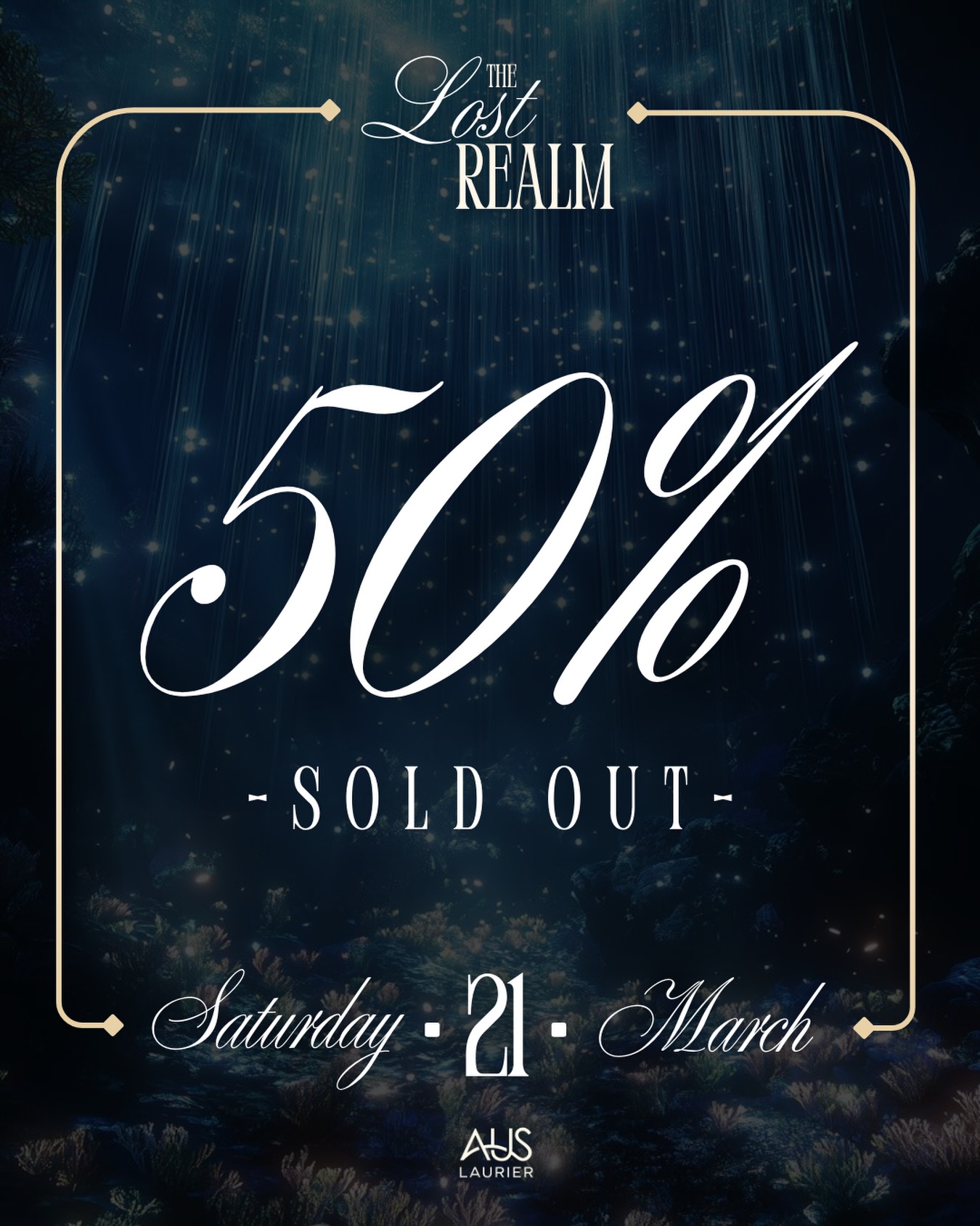 WE HAVE SOLD OUT 50% OF TICKETS FOR THE 2026 AUS GALA!!! 🧜♀️🔱🌊
With only a few more days left, make sure you get your ticket to the EVENT OF THE YEAR!! 🪄🔮
Tap the link in our bio to buy tickets, and come by our various booths across the week in the concourse from 12pm - 2pm to learn more about our Gala!! 🎟️🕺
#artsundergraduatesociety #ausgala #gala #eventoftheyear #thelostrealm