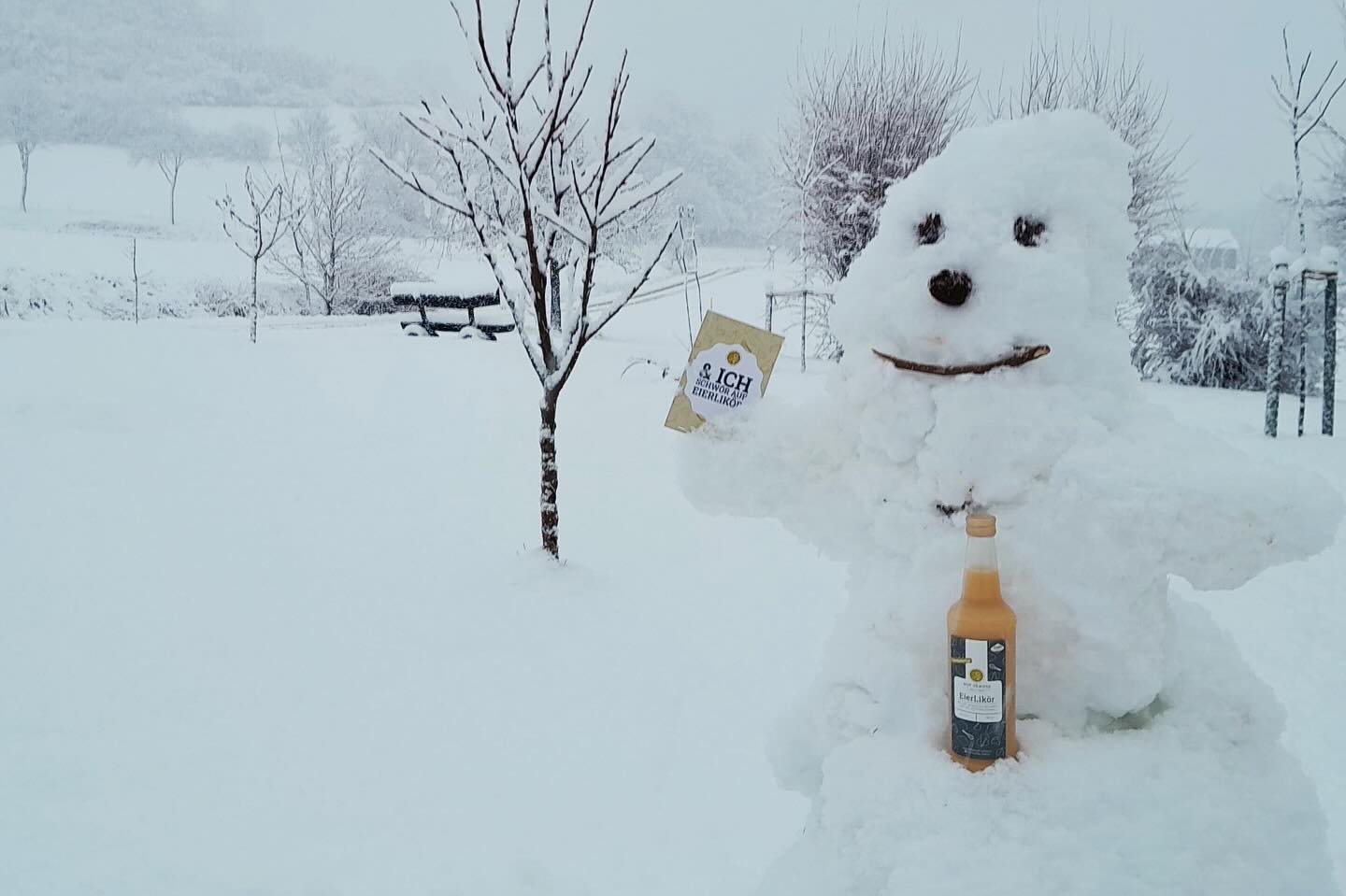 Eines ist gewiss: #Eierlikör passt zu jedem Wetter! ❄️ im #Schneegestöber bestenfalls zubereitet als ❤️-erwärmender #Eierpunsch ☺️☃️✨
#nudelmanufaktur #hochgenuss #eierlikör #hofgenuss #bioqualität #genialregional #eierpunsch #handmade #dassel #genuss #lecker #qualitätdiemanschmeckt #eier #schneemann #herzerwärmend