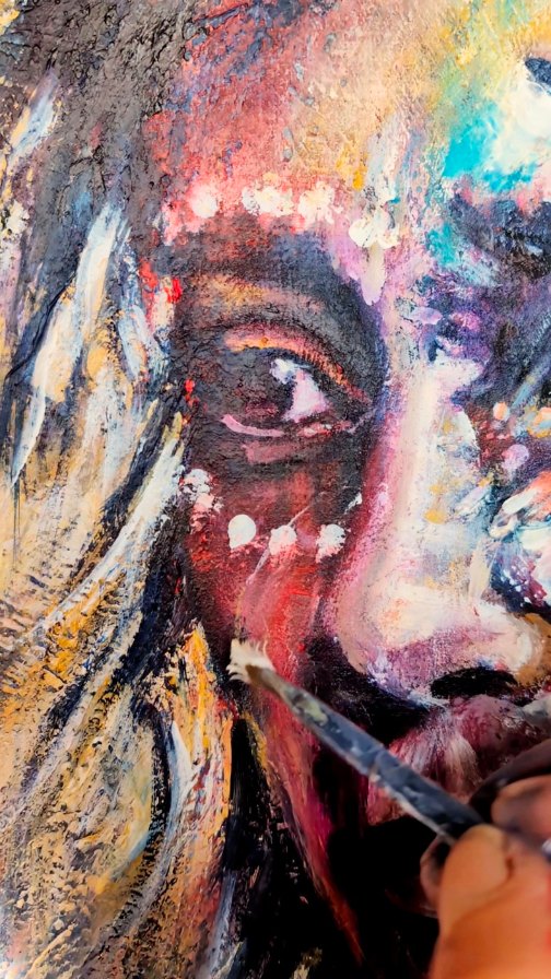 🎨 Processus de création de mon dernier portrait.
🍀 "Sève d' Âme" - Un portrait sensible entre âme et nature.
Des dizaines d’heures de peinture en 20 secondes.
J’avance par couches, élans, reprises, effacements.
Il y a la matière, les gestes, la précision…
et cette part plus invisible : la sensibilité.
Ce moment fragile où le visage commence à respirer,
où une présence apparaît,
à la fois douce, ancrée et profondément vivante.
J’aime quand la peinture garde ses traces, ses hésitations, sa vibration.
Quand elle devient plus qu’une image : une présence intérieure.
Sève d’Âme
Acrylique et bombe sur toile de lin
L’œuvre a trouvé sa place presque aussitôt achevée.
Les éditions limitées seront annoncées prochainement.
Merci d’être là, pour votre présence, vos partages, vos enregistrements, et vos mots sensibles.
@belluleart
#PeintureContemporaine #PortraitContemporain #ArtEmotion #paintingprocess #belluleart