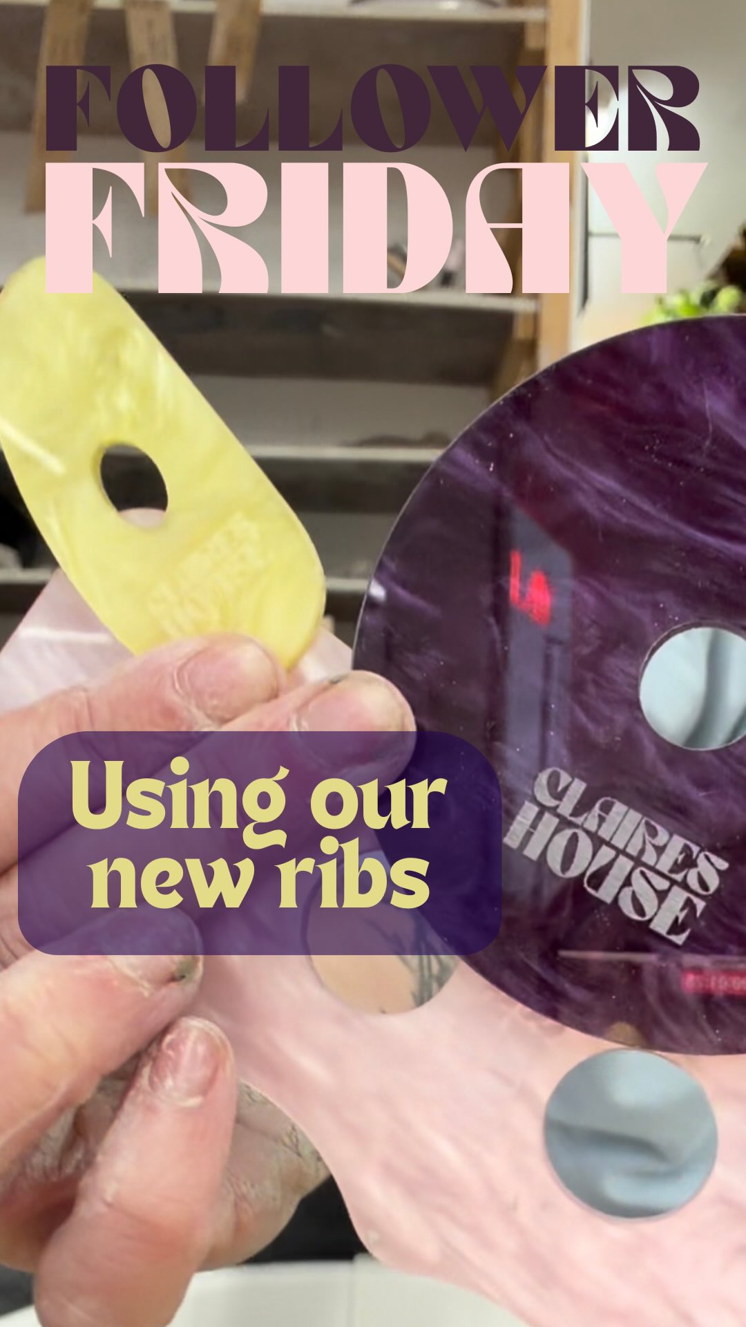 📢FOLLOWER FRIDAY 🎉🎉 A ‘how to use’ along with an exciting announcement today….we have teamed up with the fab @custommadeuk to create our own set of Claire’s House ribs that can be purchased in the studio ✨