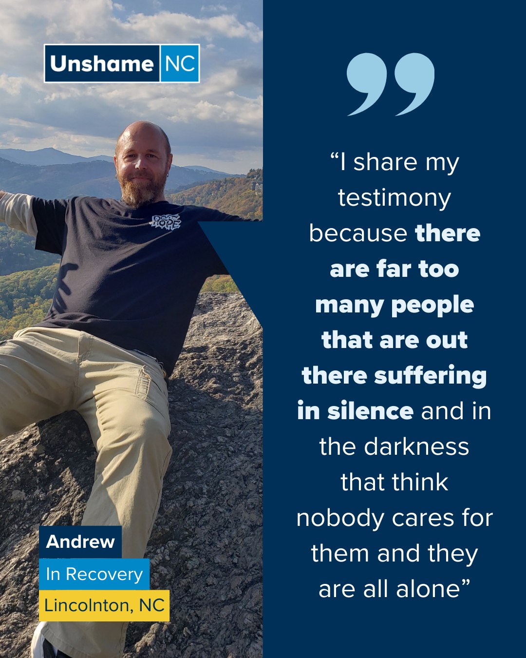 Andrew knows it's so important for people with a substance use disorder (SUD) to know that they are not alone, and that there are people who have been through what they're going through that they can lean on for help and support. That's why Andrew shares his story 💙: he knows it can make a real, deeply felt difference.
@andrew.lidman84