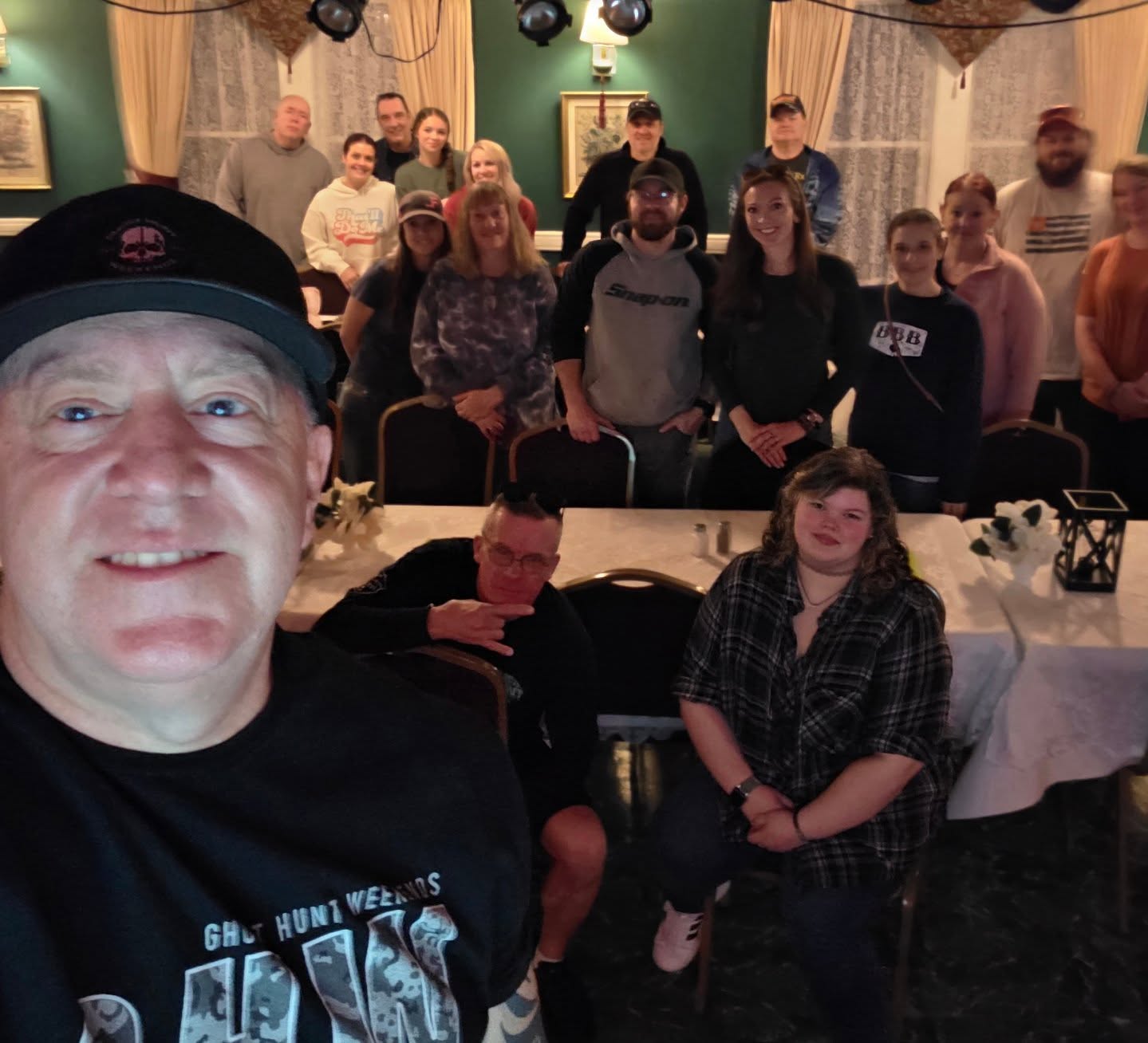 Friday the 13th ghost hunting inside the Thomas House Hotel.