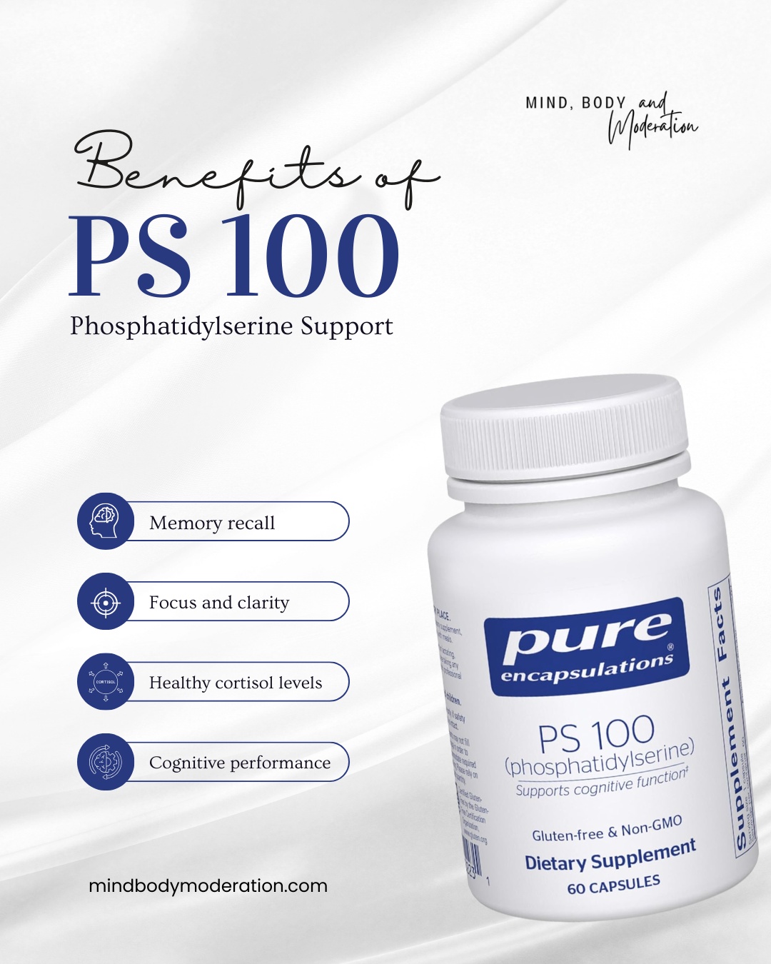 Phosphatidylserine is a phospholipid that supports brain cell communication and stress regulation.
After 40, chronic stress can impact memory retention, focus, cortisol balance, and mental clarity
PS 100 may support improved recall, better stress response, enhanced cognitive performance.
Brain support becomes more important during perimenopause and beyond.
Read more about the supplement:
https://amzn.to/4kmsfqz
#BrainHealth #WomenOver40 #CognitiveSupport #HealthyAging #HormoneBalance