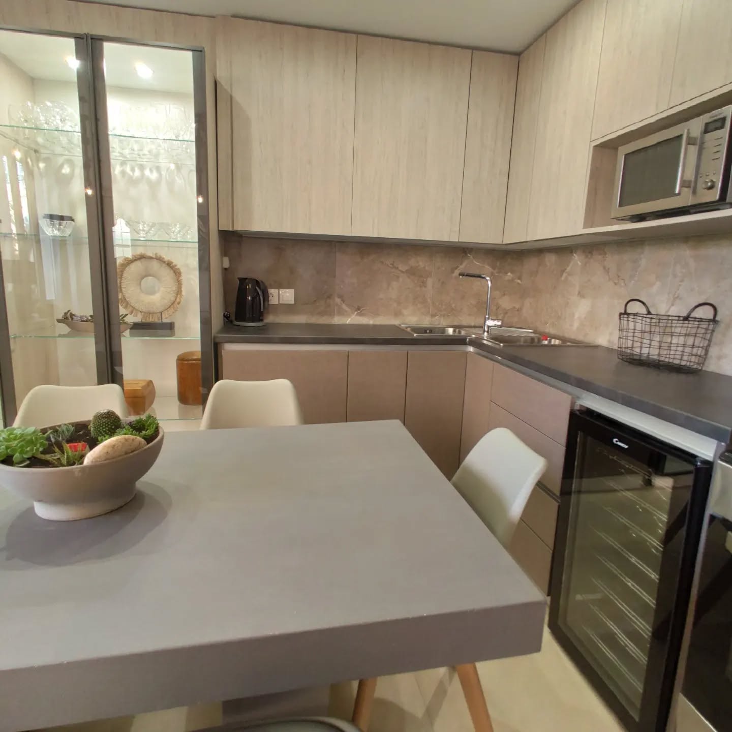 Soon an amazing selection of Greek wine's will wait for you in the wine chiller.