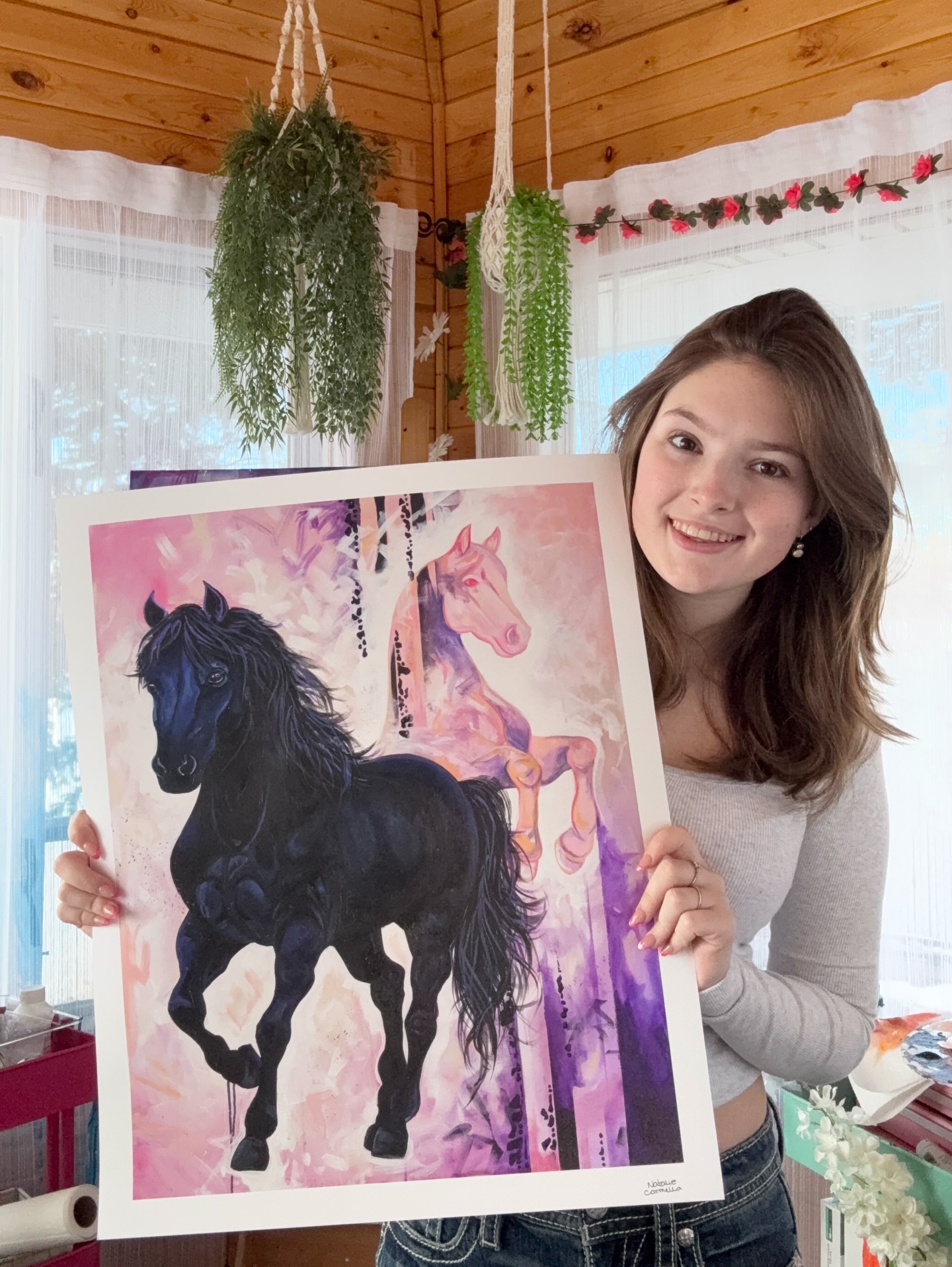 ‘Echo of the Stallion’
This paintings and its prints were just featured for the first time at the NOA art walk this past weekend!☺️
Happy to announce it was definitely a hit!💗
You can purchase this print on my website
👉 NatalieCarmella.com (link in bio)
-
#wildlifeart #horsepainting #abstractartwork #wildlifepainting #acryliconcanvas