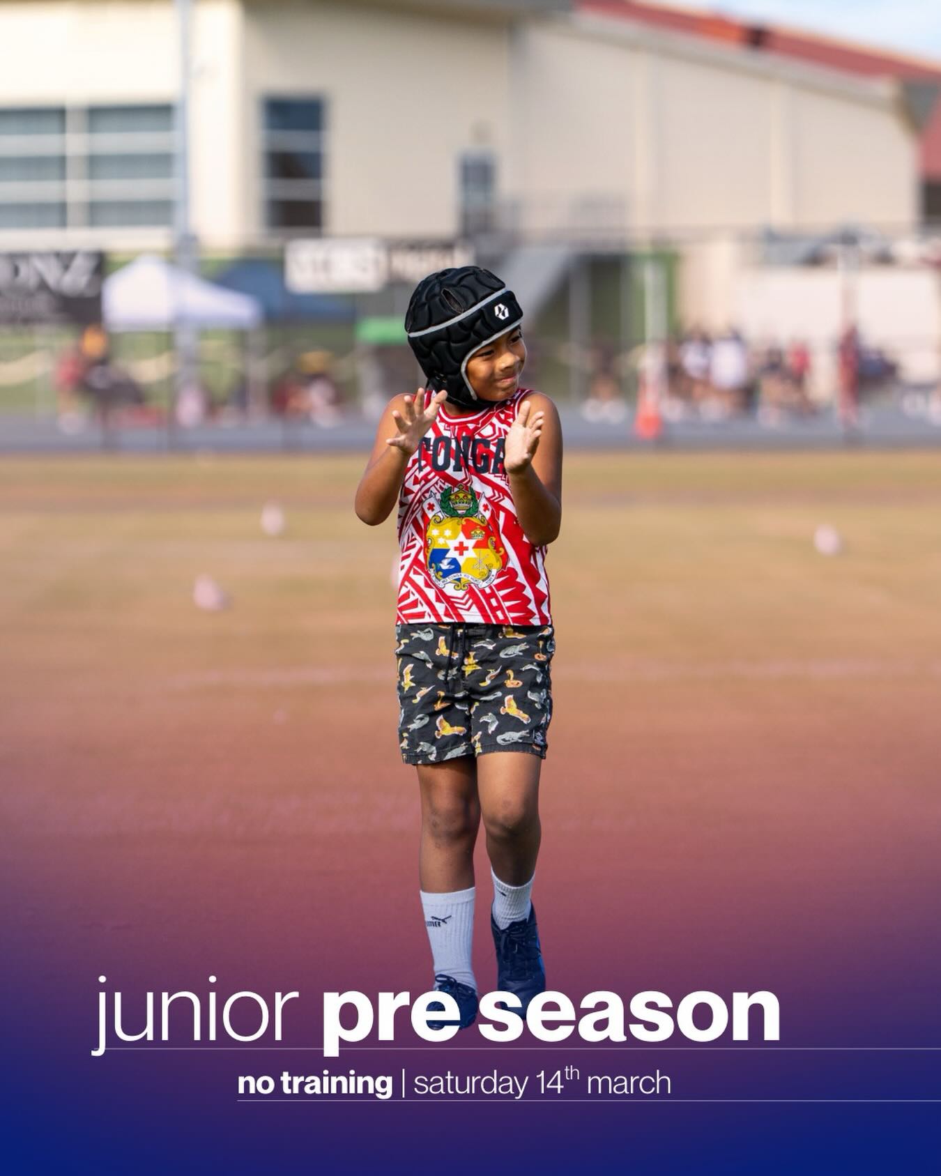 no junior pre-season training this saturday (14 march) ⛔️
enjoy the weekend and we’ll see you back on the field soon 🏉
