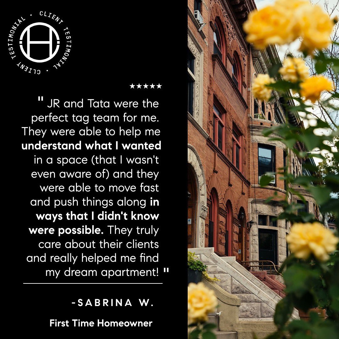 Get real with your real estate goals and call us to help you get there, one step at a time ✨
_________________________
📲 Contact Us Today:
@jennyrosehalupka - 908.247.2945 / jrh@compass.com
@ginahalupka.realestate
_________________________
.
.
.
.
#thehalupkateam #teamhalupka #brooklynrealestate #brooklynrealtor #brooklynhomesforsale #trustedadvisor #brooklynrealestateagent #realestatebrooklyn #brooklynproperty #brooklynliving #nycrealtor #nycapartments #angieslist #realtorreview #agenttestimonial #clienttestimonial #nyctestimonial #realtortestimonial #homesforsale #housingmarket #dreamhome #luxuryhomes #homebuying #homeselling #realestateinvesting #homeownership.