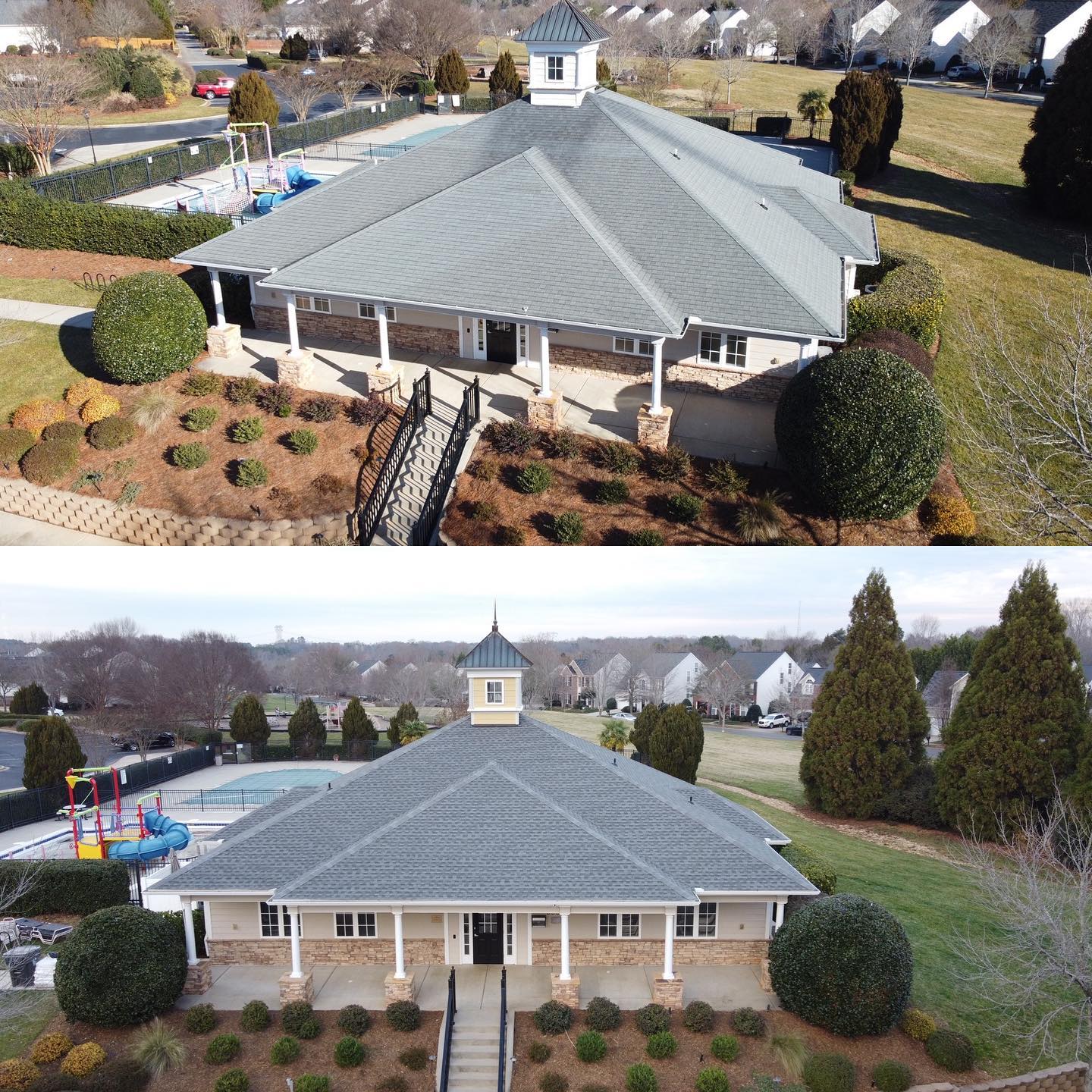 Re-roof with GAF Timberline HDZ shingles - Pewter Grey in Huntersville, NC