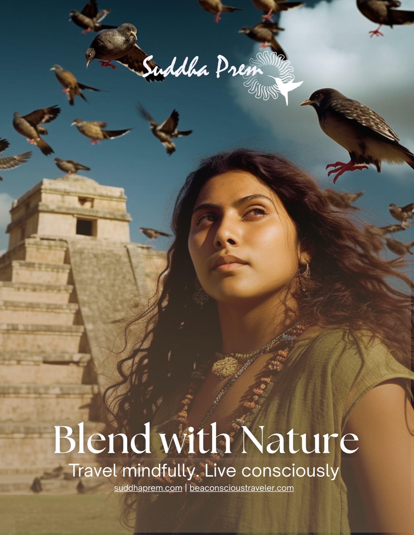 Blend with nature.
Travel mindfully.
Live consciously.