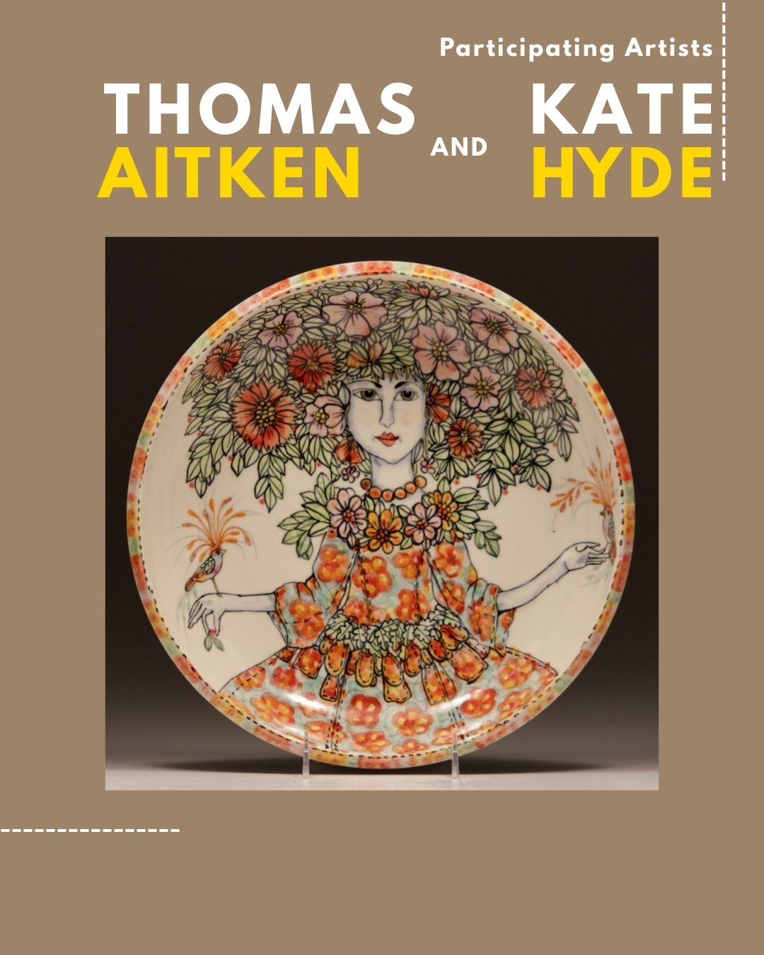 Come and chat with ceramic geniuses Thomas Aitken and Kate Hyde and learn about Thomas’ strong forms and Kate’s interest in drawing and storytelling reflected in their pieces. The duo will be part of the fine art sold at Toronto’s 28th annual Kingsway-Lambton Art Show & Sale. It’s on Saturday, April 11, 2026 from 10 am to 4 pm. Fine art will be available for sale from 31 professional artists with inspiring collections. Peruse unique and inspirational artwork in varying styles. Come and see what will speak to you. The event is held at 85 The Kingsway in west Toronto. You can buy your admission tickets on line now at www.KingswayLambtonArtShow.ca. See you there!
#aitkenhyde
#TorontoArtShow
#BuyFineArt
#InteriorDesign
#CollectOriginalFineArt