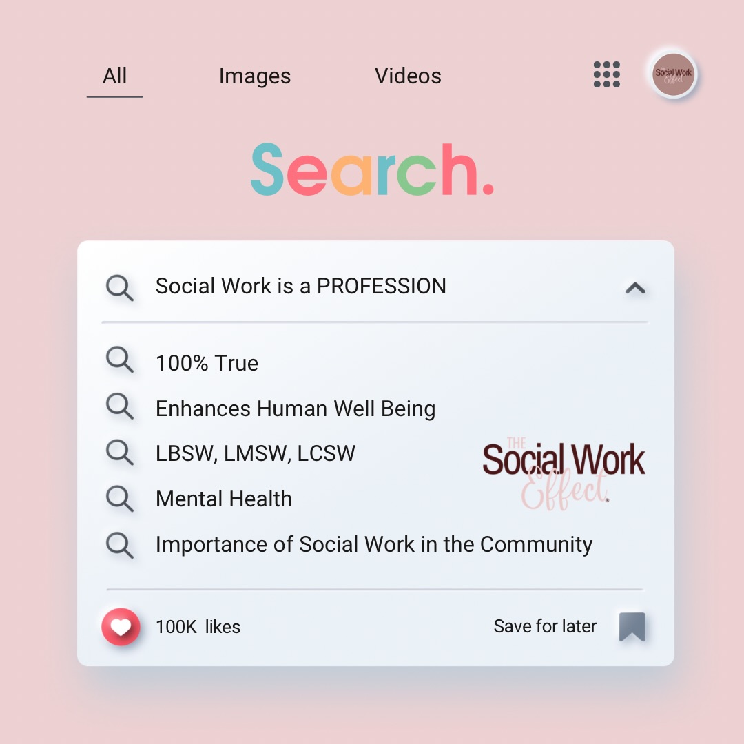 Just in case anyone was wondering…
Social Work is a profession.
And the impact is real.
Welcome to The Social Work Effect. ❤️
#SocialWork #SocialWorkLife #LCSW #HappySocialWorkMonth #UpliftDefendTransform