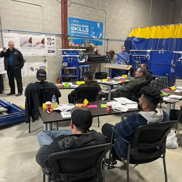 We have just completed the first session of our BMW Group University Outer Panel Repairs training for our Canadian CCRC (Certified Collision Repair Centre) Level 1 Certified Collision Repair Technicians at our training centre in Richmond Hill. We are pleased to announce that it was a huge success. Many thanks to BETAG North America for facilitating the training and BMW Group Canada for their efforts in organizing supplies and making sure things went smoothly. Lastly we want to acknowledge the training participants for being fully engaged in the training thereby ensuring more vehicles are repaired properly.