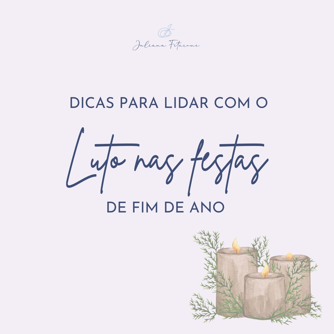 Olá, pessoal!
Em meio às luzes festivas e comemoração, os enlutados, em sua maioria, carregam no coração a sombra da saudade.
Geralmente, as festas em família e com pessoas queridas sinalizam ainda mais fortemente a ausência da pessoa amada que faleceu.
Desejo que as festas, onde a alegria e a tristeza se entrelaçam, sejam vivenciadas com amor e gratidão dos momentos que compartilharam juntos.
Que a luz das lembranças e amor ilumine o caminho daqueles que sofrem neste período difícil. Espero que essas dicas ajudem a enlutados e sua rede de apoio! 🕊✨
Abraços!
*PS: no item 9 o corretor me trolou, kkkk! Leia INSTINTO ao invés de intestino🙈
Juliana B. Fitaroni
Psicóloga
CRP 18/02964
#Psicoterapiaonline #NatalComSaudade #LutoNasFestas #PsicoterapiaDoLuto