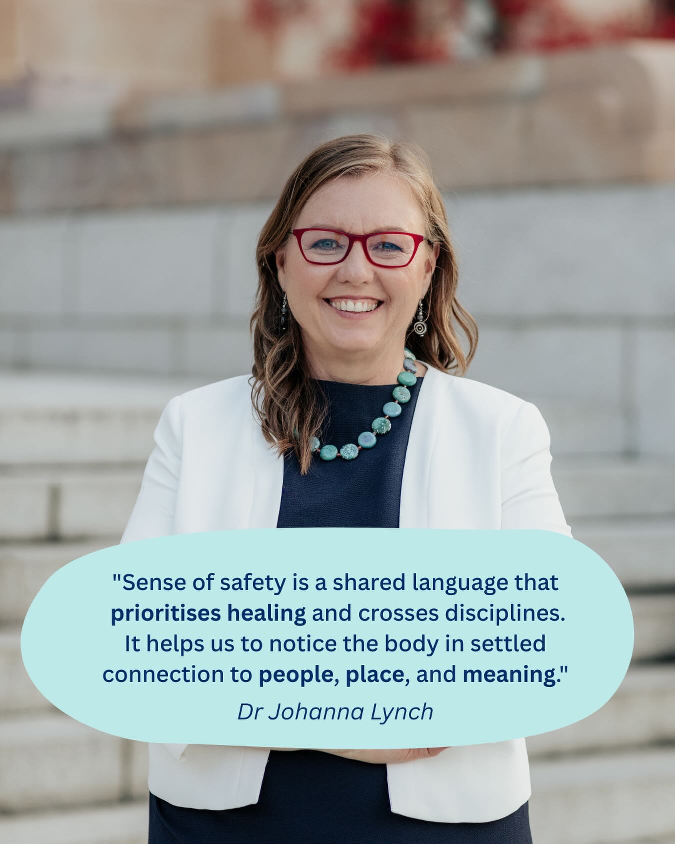 Dr Johanna Lynch is an Australian GP, Senior Lecturer at the University of Queensland, and an internationally recognised educator and researcher.
With more than 25 years in clinical practice, she has spent the past 15 years developing compassionate, whole-person approaches to care for people who have experienced trauma and adversity.
Her work has led to the development of the Sense of Safety framework, and her PhD exploring whole-person approaches to distress in primary care has been widely recognised internationally.
For more information please visit drjohannalynch.com, or for enquiries please contact hello@drjohannalynch.com.