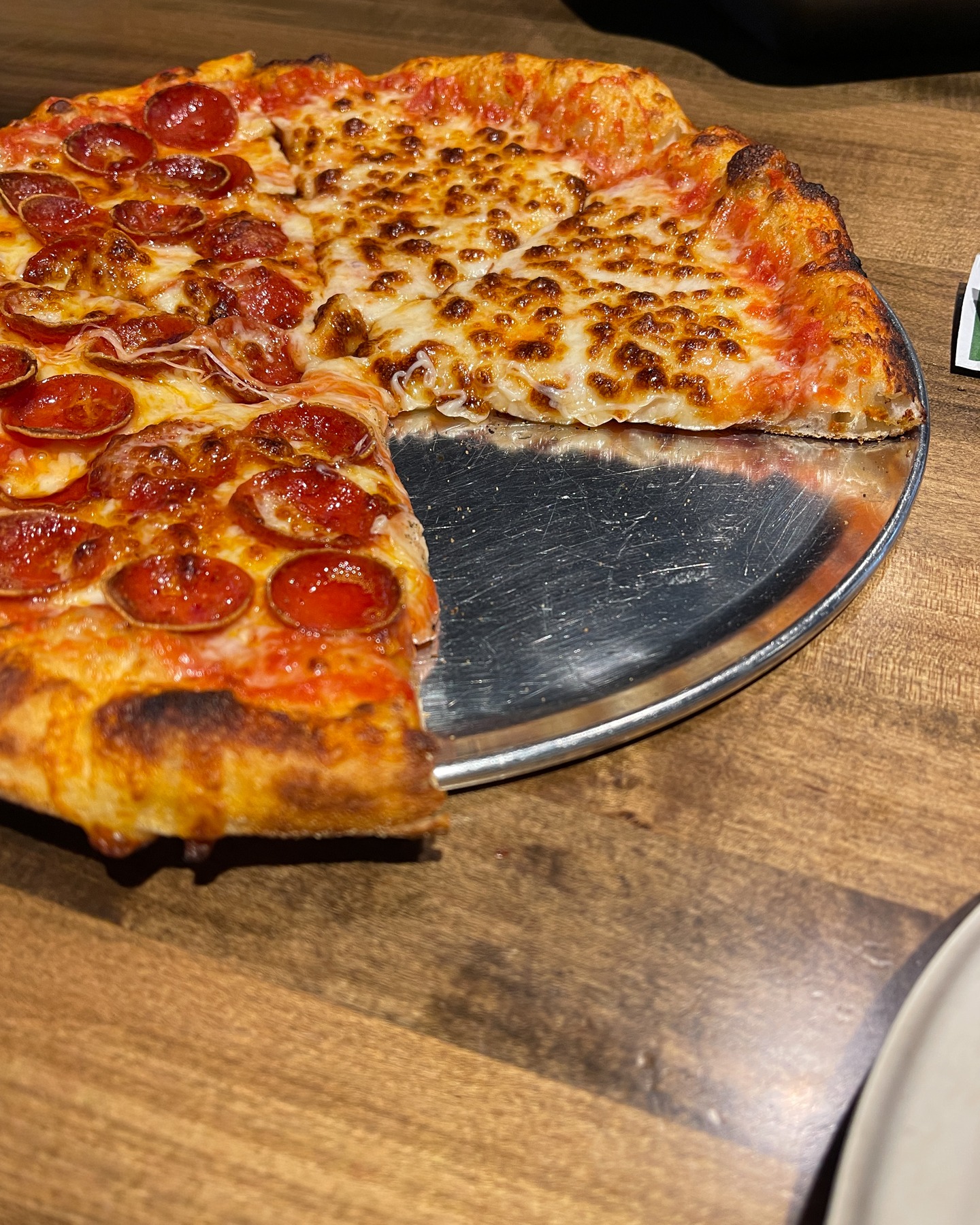 Math lovers, this is your Super Bowl. Celebrate Pi Day at The Warehouse Food Hall with something perfectly circular and completely delicious. No calculator required. 🍕
Anzalone Pizza is offering buy one 10-inch pizza, get a second one for $3.14. Dine in or take it to go.