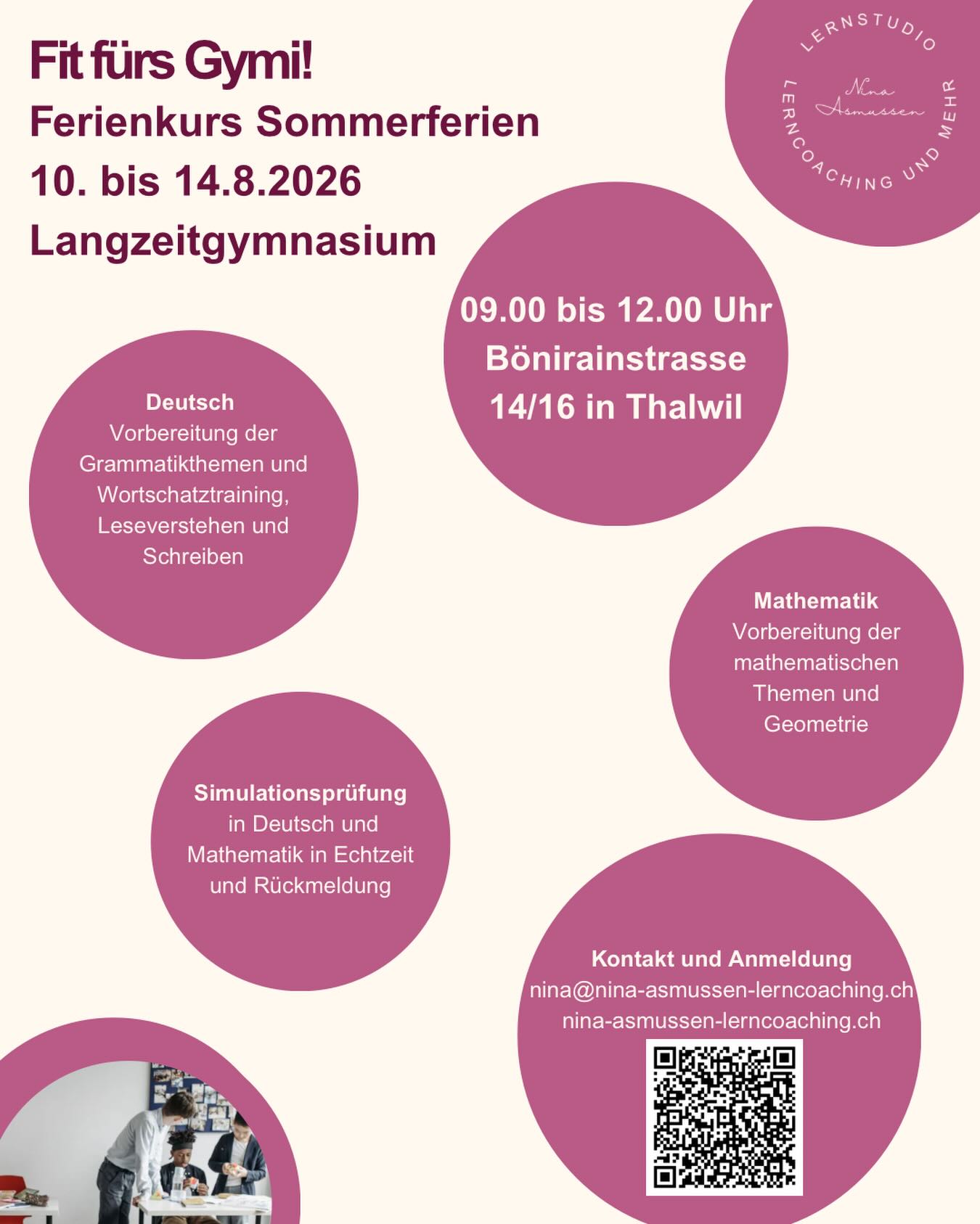 Du möchtest 2027 die Prüfung fürs Langzeitgymnasium machen? Dann melde dich jetzt für meinen Kurs in den Sommerferien an! #langzeitgymnasium #gymivorbereitungzürich #thalwil