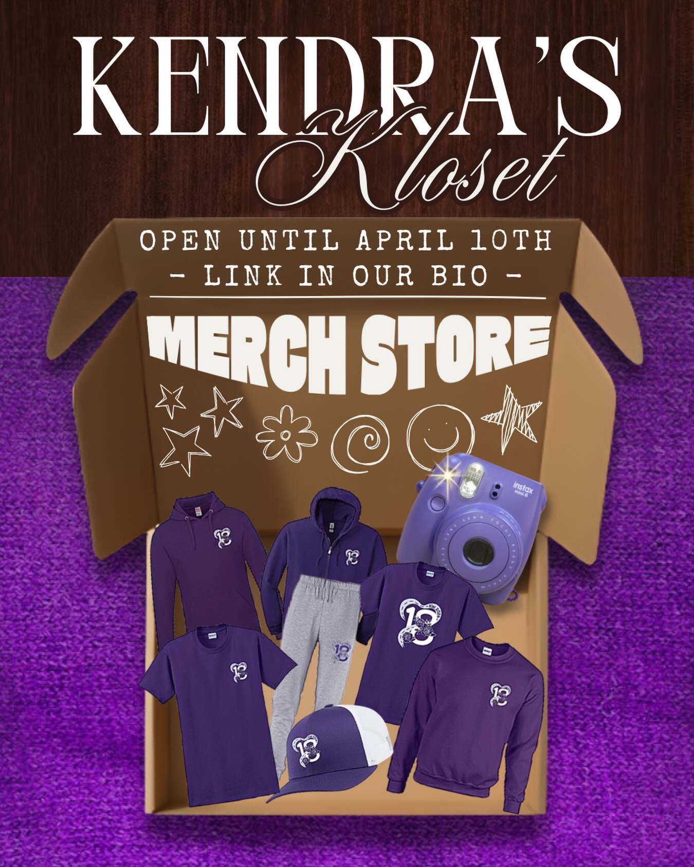 Hey Eagles, Kendra’s Kloset is now open and accepting pre-orders until April 10th! We are featuring both adult and youth sizes for a variety of items, make sure to place your orders before the website closes to guarantee you’ll get something that fits! 💜
Visit the linktree in our bio, or go on our website at kendraswalk.com to place your pre-orders!
#fundraising #kendraswalk #merch #risetothechallenge #sjr