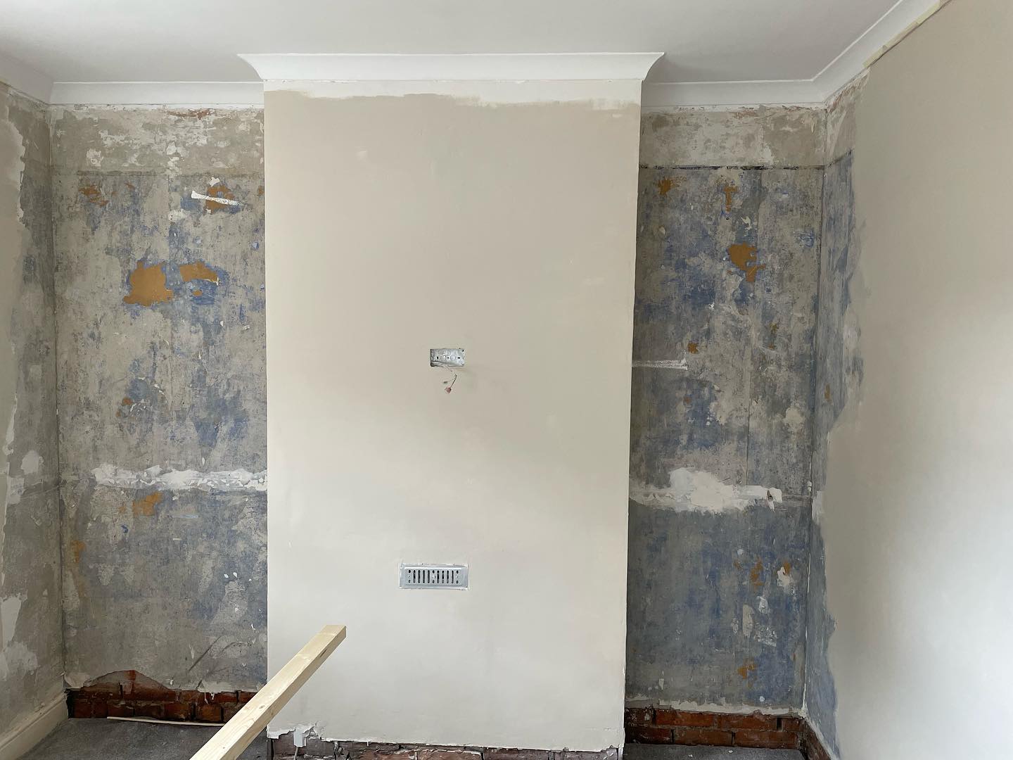 Before, during and after. Alcove wardrobes made and installed with bespoke doors. #brenbuilding