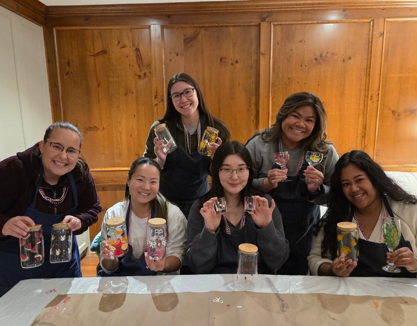 What better way to have a bridesmaid proposal then to surprise them with glass painting ππΌββοΈπ©·π₯