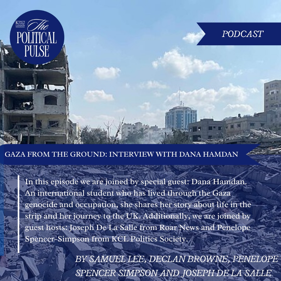 Check out our latest podcast episode which is an interview with international student Dana Hamdan to listen to her experiences living through the Gaza genocide and occupation and her journey to the UK at the link in our bio!
#gaza #genocide #palestine #freepalestine🇵🇸 #israel