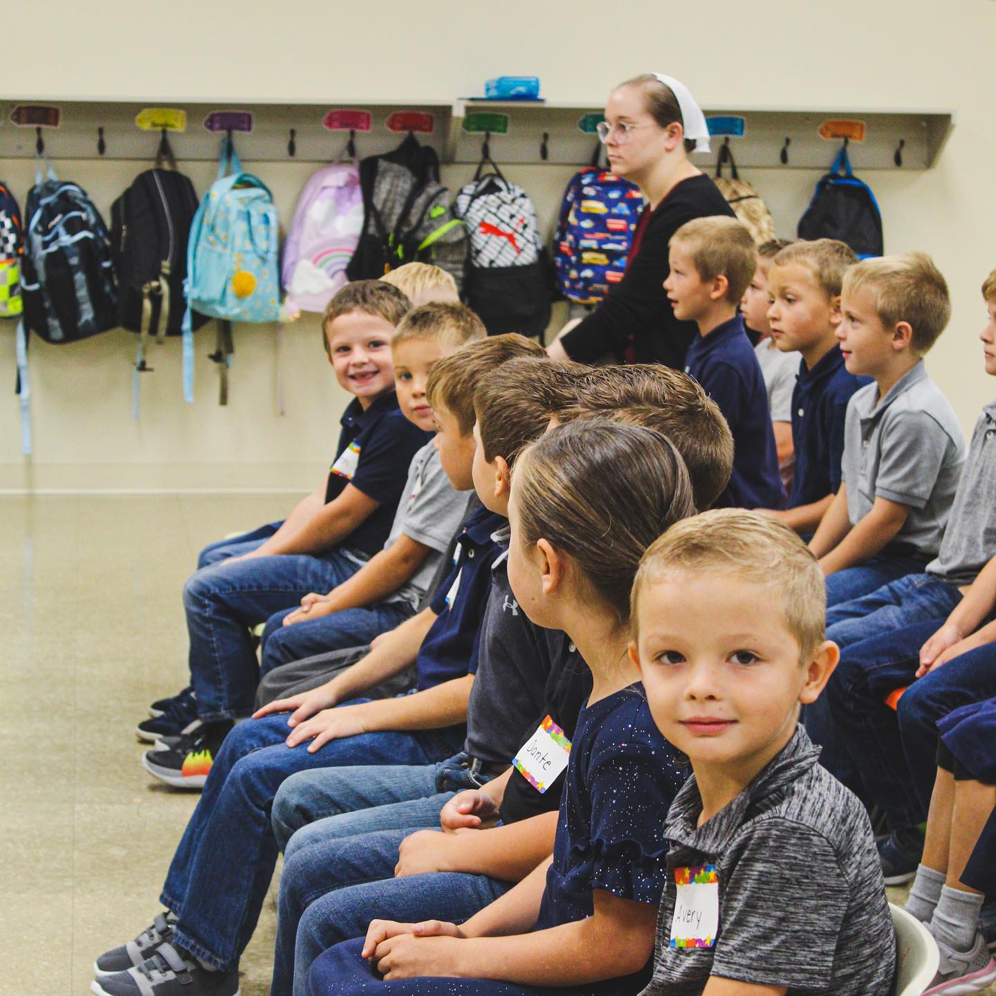 It’s September and we are back in the groove at Reach. Kindergarten had their first day today!