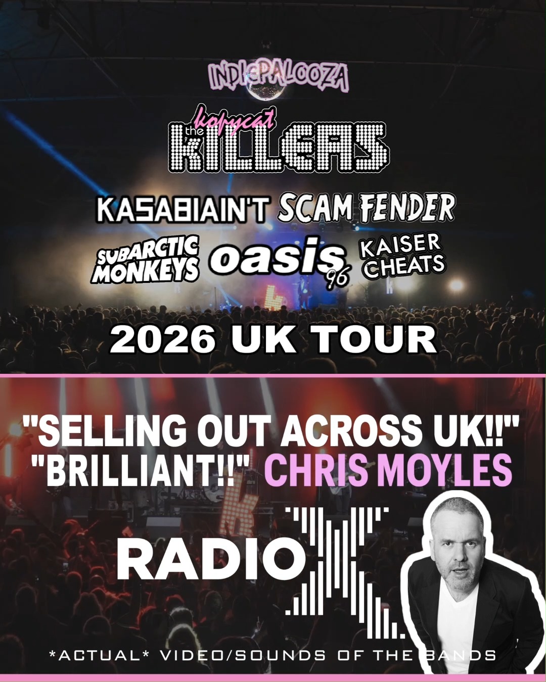 INDIEPALOOZA 2026 UK TOUR 🔥
2026-2027 TICKETS ON SALE!!
indiepalooza.co.uk