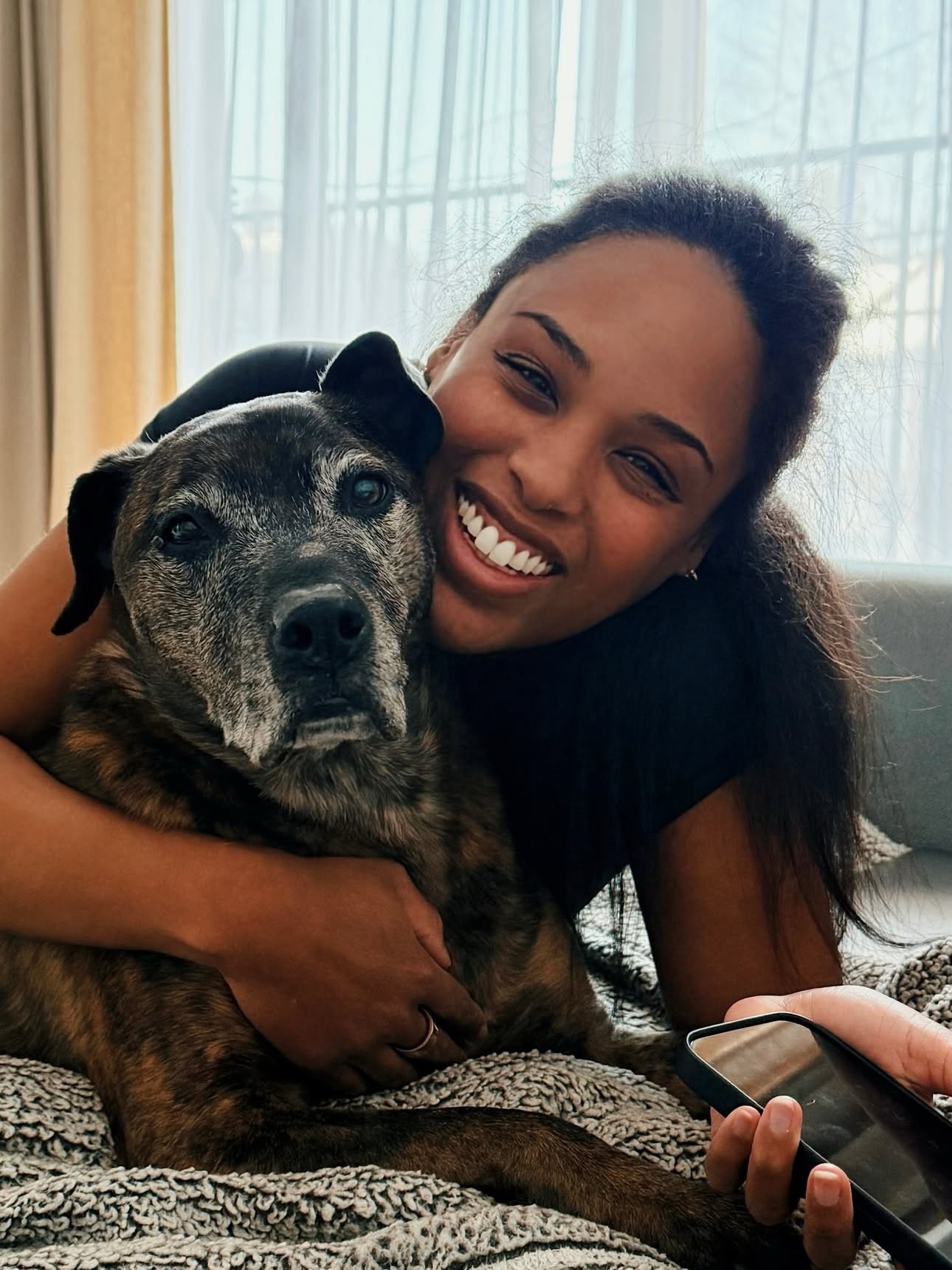 @liz.archiee x Max 🩵🐾
•
•
#BlackWomenLoveDogs
#dogmoms