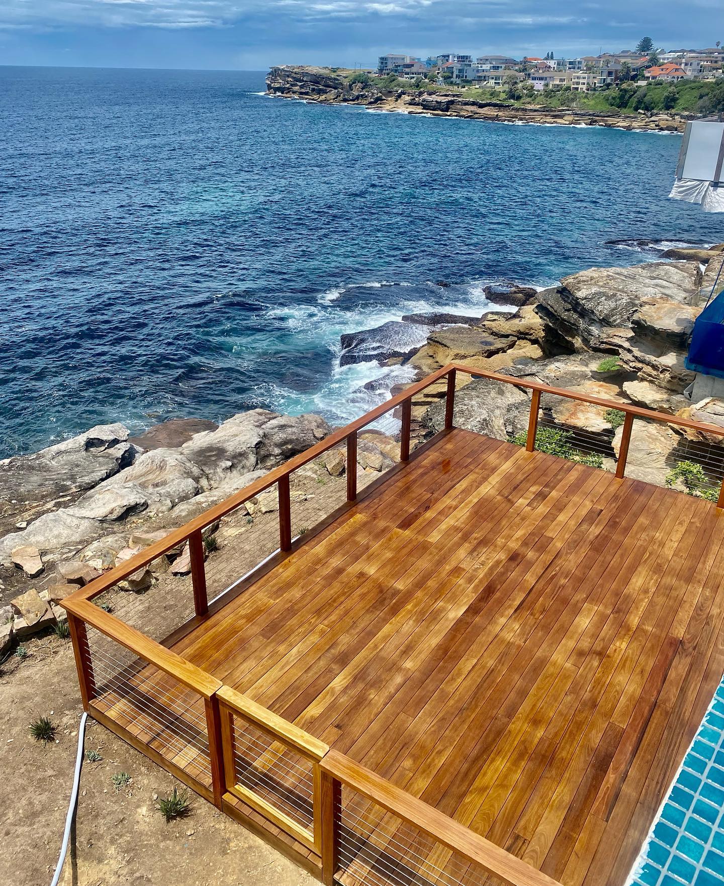 Project Seaside!
We transformed this cliff top garden area into an amazing entertaining space.