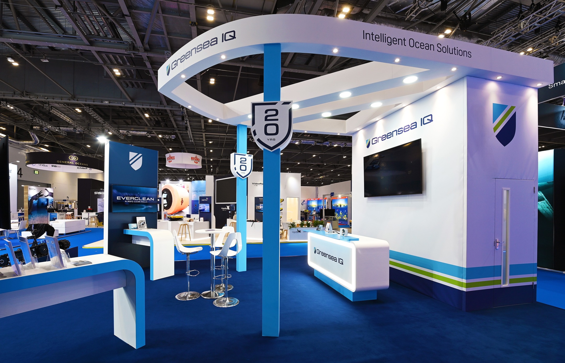 Check out our latest exhibition stand builds for longstanding clients Greensea IQ and SEABER at Oceanology International, hosted by Excel London. ๐๐
An exhibition showcasing the cutting edge of marine science, engineering and technology, Oceanology has proven to be the perfect event for our clients to showcase their technical product offerings, offering a clear return on investment that keeps them coming back to exhibit every year. ๐
Greensea's distinctive stand designs focus on strong brand communication, incorporating their signature badge logo into the overhead fascia; this differentiates their stand from their competitors and acts as a unique point of interest to draw visitors in. ๐โจ
If you need design, build or management assistance at any upcoming shows, drop us a line ๐ฃ
๐ป https://www.esm-uk.com/
๐ง sales@esm-uk.com
๐ 01795 713086
@greenseasystems @oceanologyintl @oceanology_show @excellondon
#oceanology #excel #london #events #exhibitions #marine #tech
