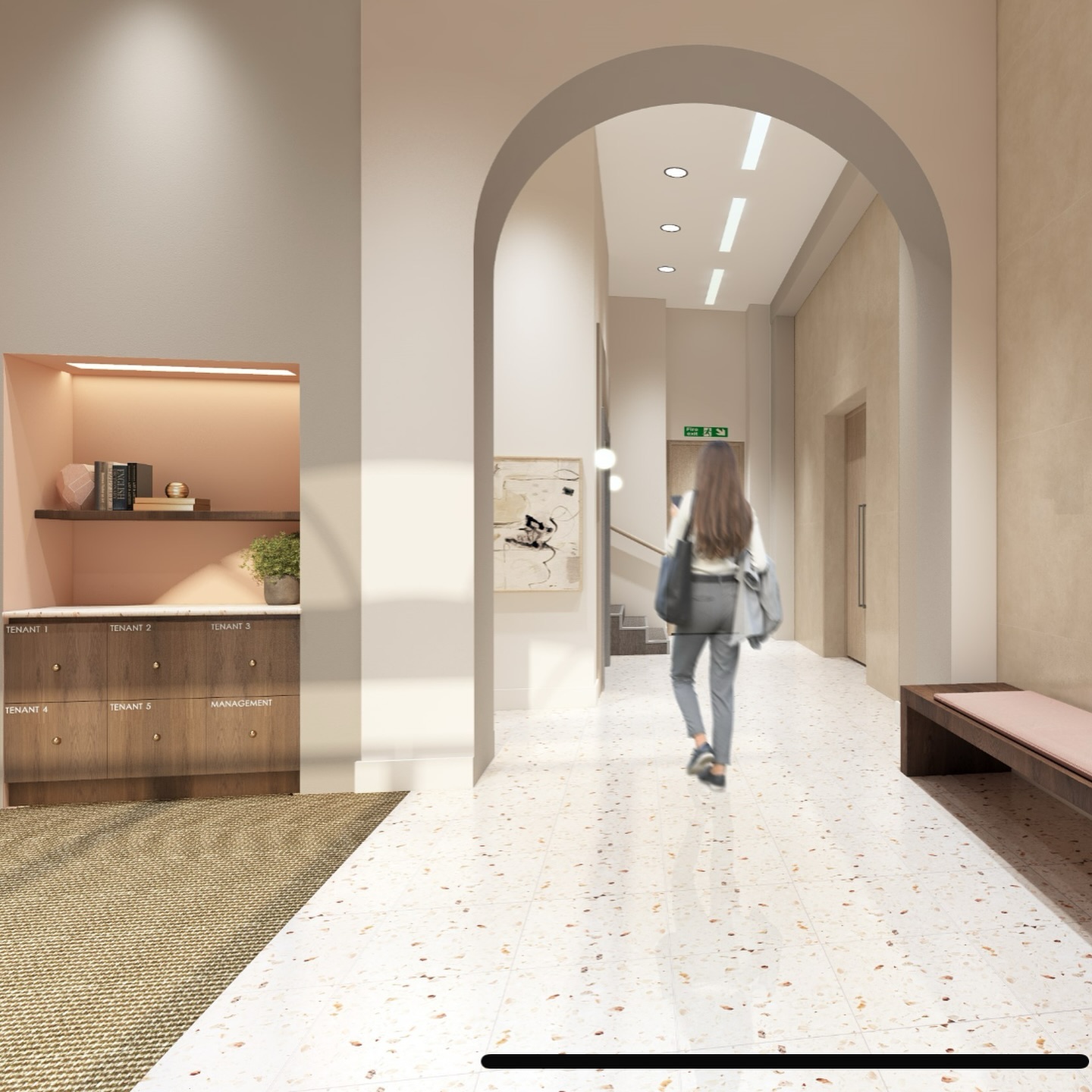 Next project incoming….. on site currently with a reception refurb for a multi tenant building in the City #keepup
