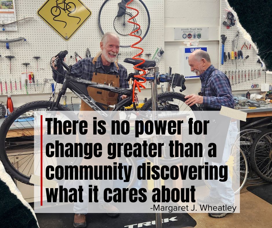 It is such a privilege to serve our community, especially in ways that might get overlooked in pursuit of the "big" ways of serving.
We have always believed making a difference one life at a time is where the ripple effect begins. Sometimes it's as simple as donating that old bike you don't ride anymore, or, skipping a few days of Starbucks and donating those funds to be used for bike parts. Ripples don't start out big, sometimes it's the tiny pebbles that make the biggest waves in the end. We hope you'll start your own ripple effect with Heart of the City 🫶❤️
#lastingchange #bigimpact #community #fortwayne #hotcfw
