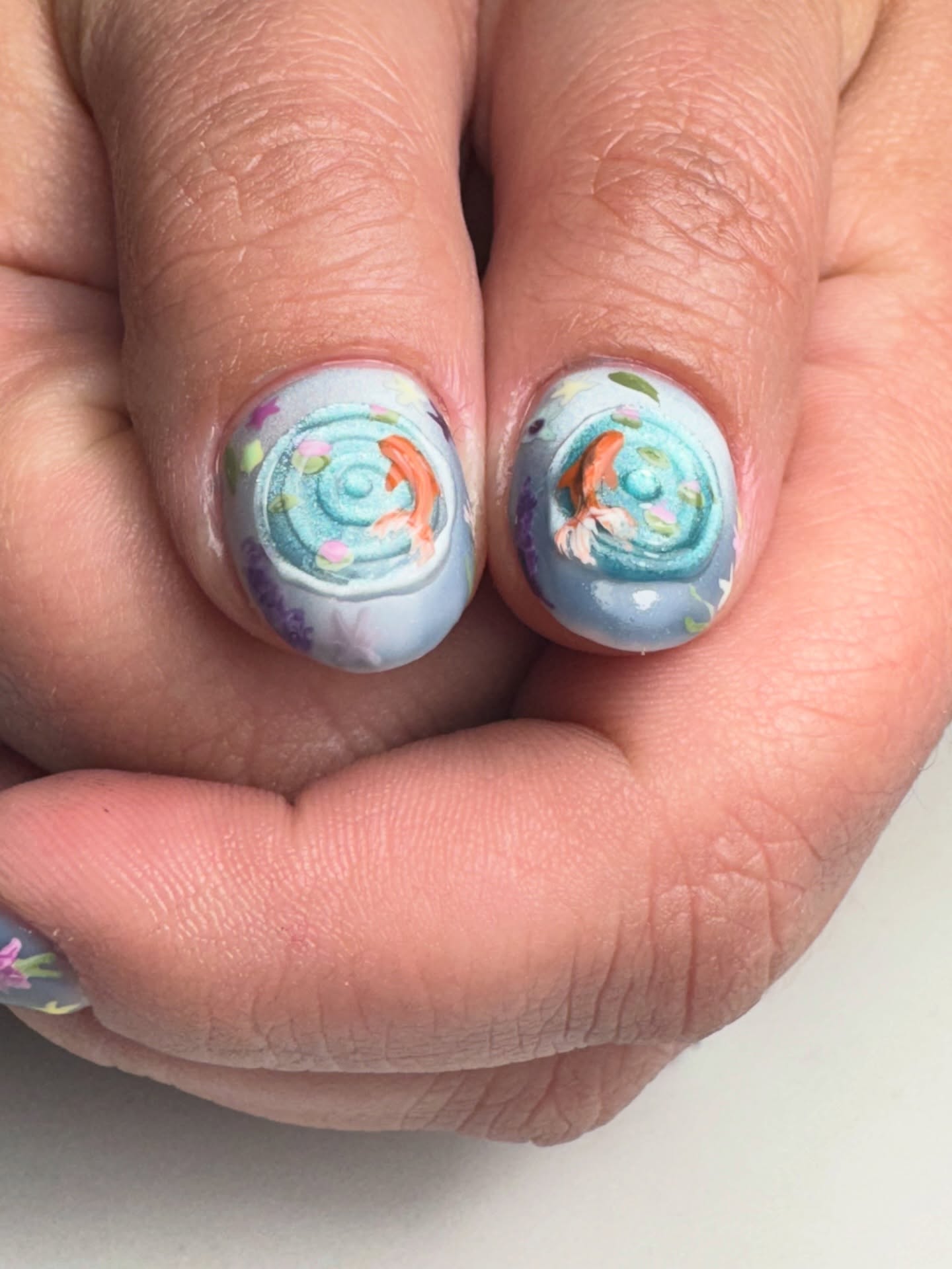 @sansungnails is the og artist #nails #nailart #518nails #waternailart