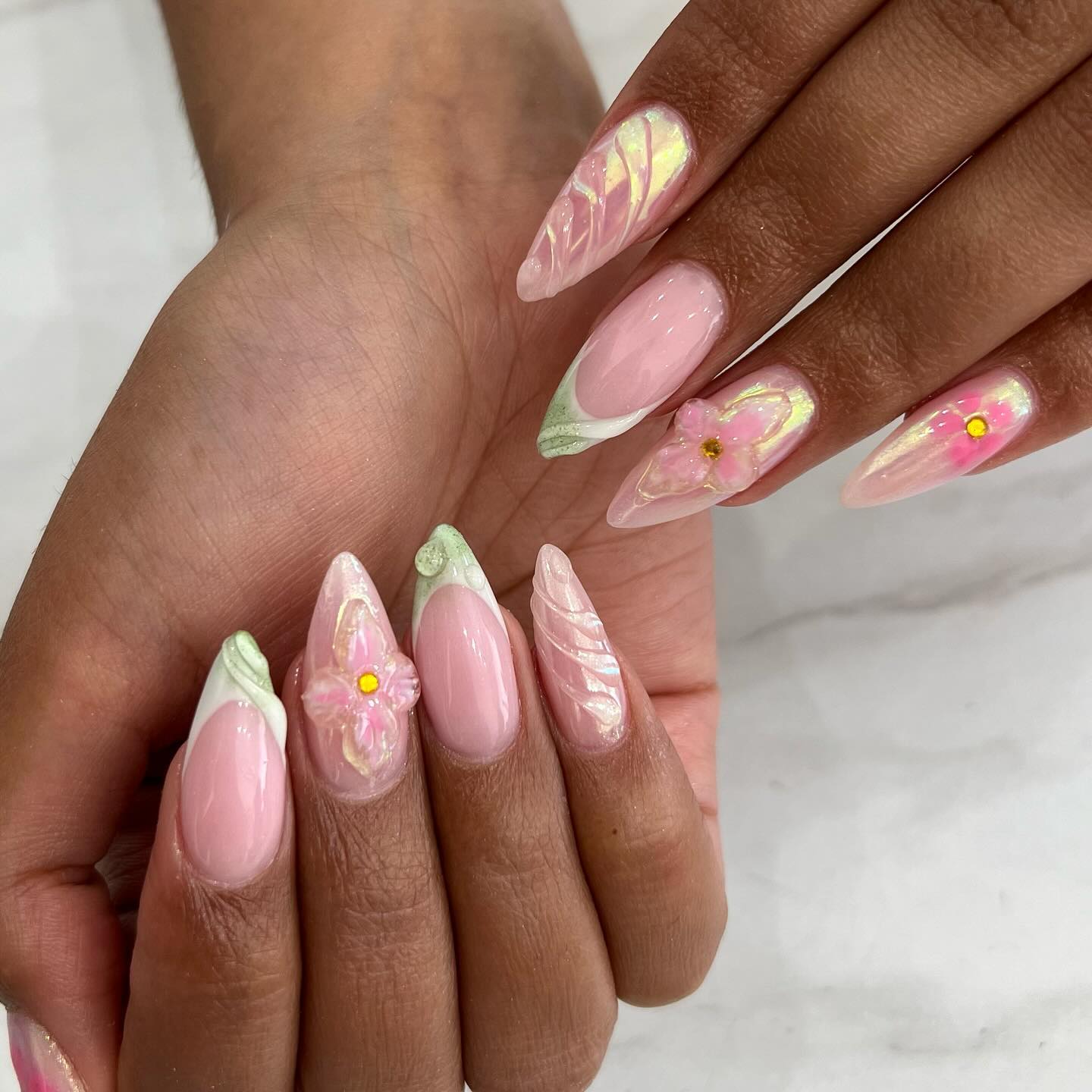 🌸🌴🌺🍃🧚🏼♂️
• Please contact us if you’d like a mixed set design so we can allocate you to the correct technician
.
.
.
.
.
.
.
.
.
.
#nails #nailartist #nailsofinstagram #nailsoftheday #nailart #gelpolish #naildesign #biab #nailsaddict #nailcare #southeastlondonnails #3dnailart #ombrenails