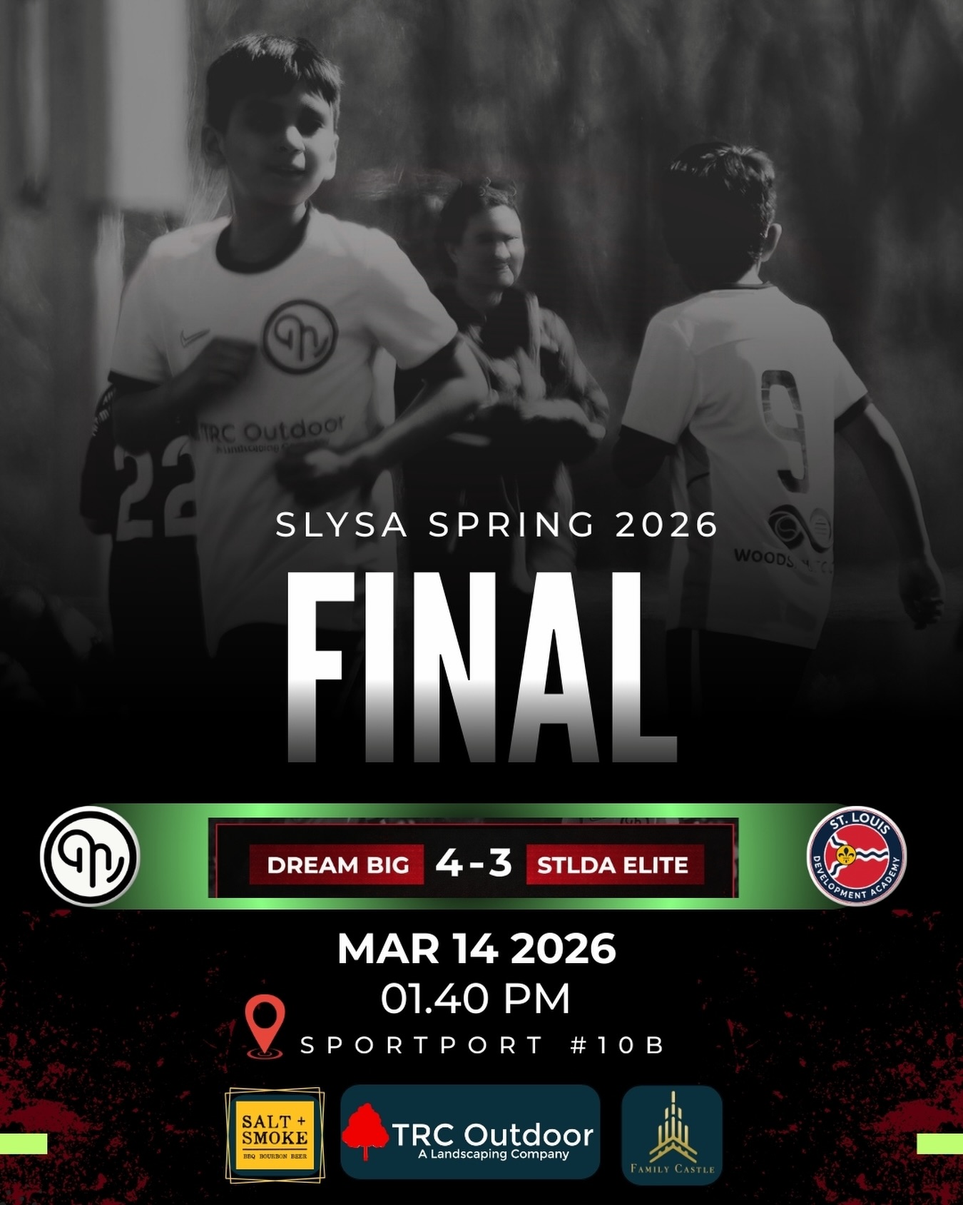 Way to go boys! Keep on going! #dreambig #proud #awesomegame #workinghard