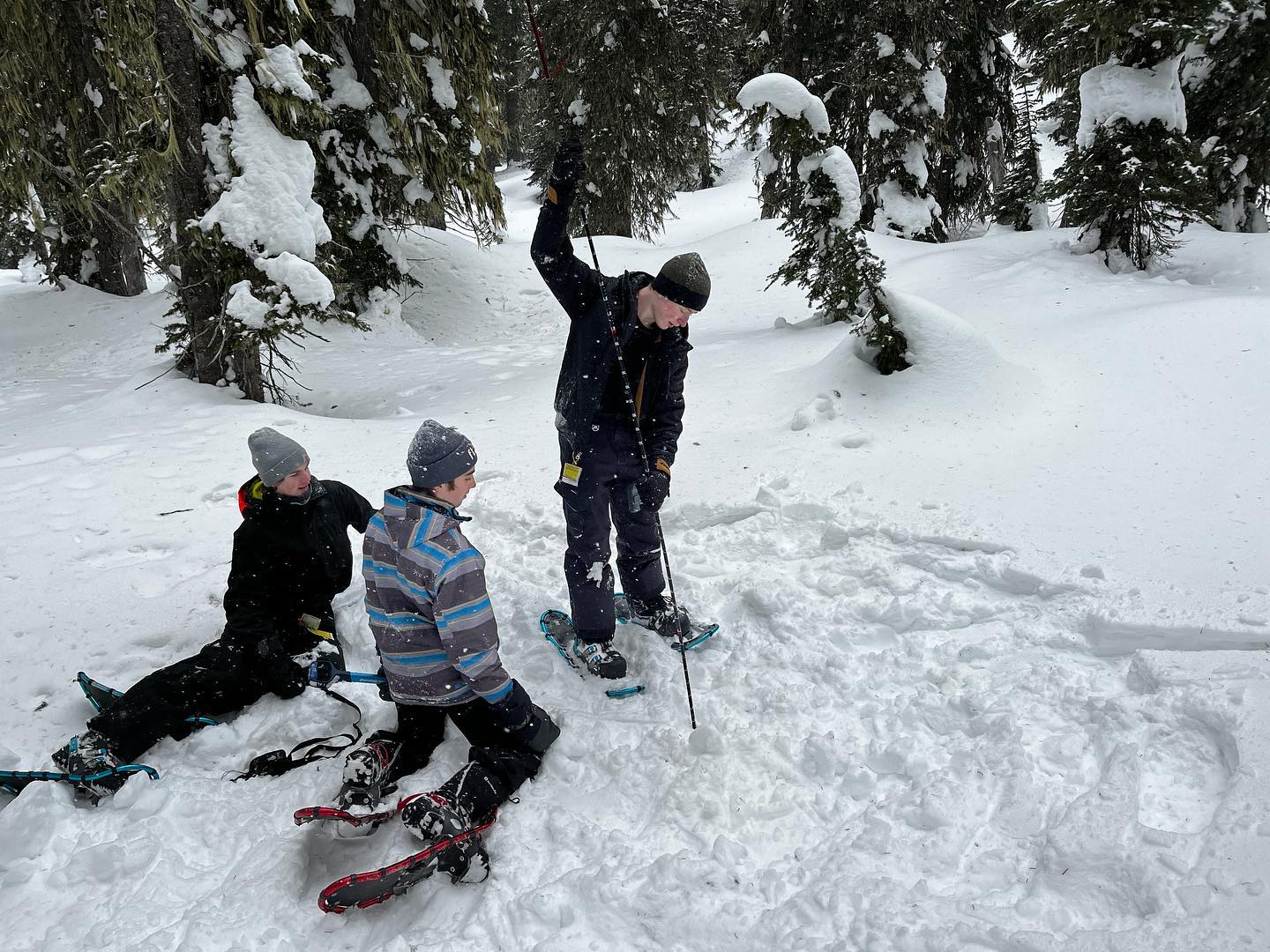 Avy training field day with the #yetioutdoorprogram #yetination.