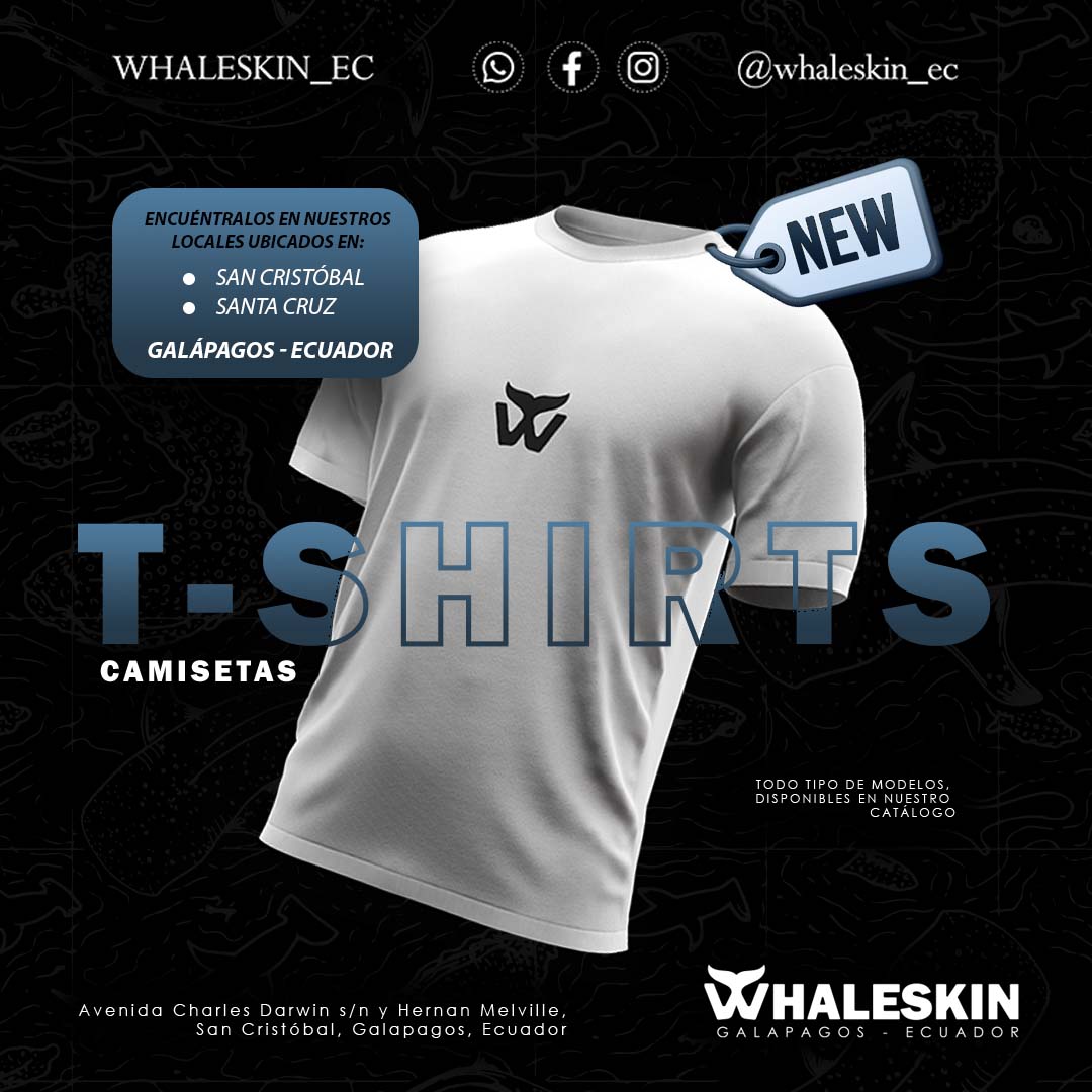 Las T-Shirts / Camisetas Whaleskin están hechas para quienes llevan el espíritu de Galápagos a donde vayan. 🌊
Diseños únicos inspirados en la naturaleza de las islas: especies emblemáticas del océano, detalles gráficos y elementos que conectan con el mar, la aventura y la vida en el archipiélago.
Disponibles en variedad de colores y con corte Side Slit, que ofrece un estilo moderno, cómodo y versátil para cualquier ocasión.
Perfectas para acompañarte en cada viaje, caminata o día de exploración.
Comodidad que se siente.
Estilo que representa a Galápagos.
Una prenda pensada para quienes aman el mar y la aventura.
¿Listo para llevar tu estilo al siguiente nivel?
👉 Escríbenos por DM y consigue la tuya hoy.
.
.
.
.
📲 Síguenos en @whaleskin_ec @jematexec
🧩 Descubre más en nuestro catálogo digital:
https://online.fliphtml5.com/whaleskinec/fncp/
#WhaleskinEC #whaleskin #galapagos #islasgalapagos #outdoorstyle #naturalezaviva #exploramas #galapagoslife #camisetas #streetwear_ec #aventurasinlimites 🌊🐋