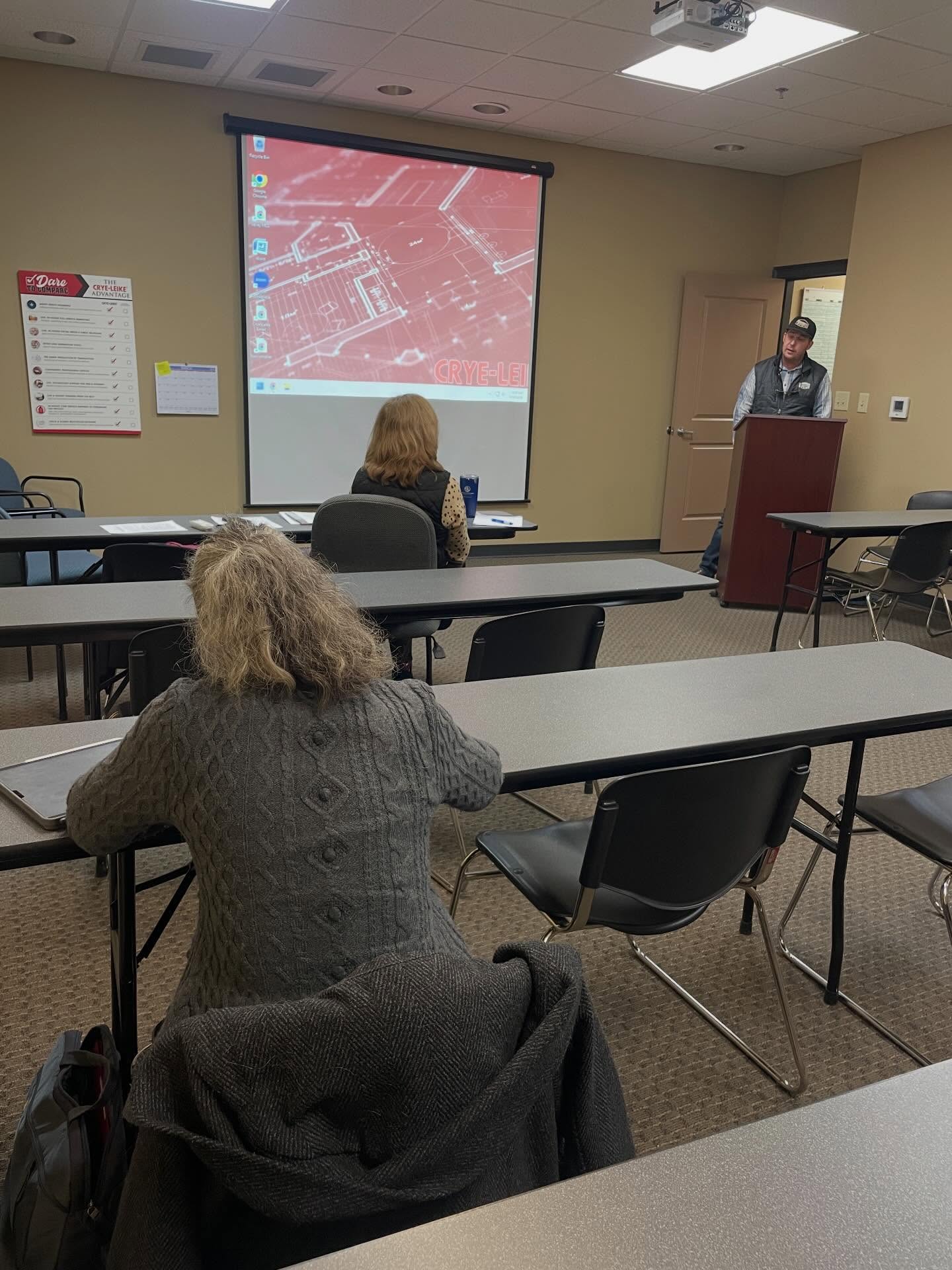 We had the pleasure of bringing breakfast this morning to the realtors at @cryeleike in Huntsville. Dan spoke about the quality of work and care we provide in every single job we do. We had a great time visiting and answering questions. Thank you for having us!
If you work in a real estate or home insurance office, we would love to stop by with some food and information about how Henderson Roofing can Protect Your client’s Greatest Investment! 🏠💙
#gafroofing #theshoals #huntsvillealabama #realty #realestate