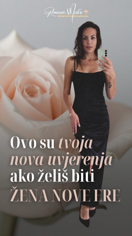 ŽENA NOVE ERE
Žena nove ere ne živi po starim pravilima, i nema potrebu objašnjavati zašto ih je prerasla.
Žena nove ere ne bira između duhovnog i materijalnog, jer zna da je cjelovitost njeno prirodno stanje.
Žena nove ere ne dokazuje svoju vrijednost kroz patnju, odricanje ili iscrpljenost ~ ona bira lakoću kao standard.
Žena nove ere živi u tijelu koje osjeća sigurnost, i iz te sigurnosti stvara, voli, vodi i prima.
Žena nove ere ne čeka dopuštenje, ni od sustava, ni od autoriteta, ni od prošlih verzija sebe.
Žena nove ere razumije energiju, živčani sustav i svijest, i koristi to znanje svakodnevno ~ u poslu, odnosima, braku, majčinstvu, službi, pozivu...
Žena nove ere ne spašava druge na štetu sebe, jer zna da je njen primjer uzvišenog življenja najveći dar i podrška.
Žena nove ere ne smanjuje svoje snove da bi bili realni, nego širi svoju sposobnost da ih nosi i manifestira dostojanstveno i sa zadovoljstvom.
Žena nove ere ne gradi život na žrtvi nego na odgovornosti, jasnoći i samopoštovanju.
Žena nove ere zna da je sama njena prisutnost inicijacija, zato ne umanjuje svoj utjecaj da bi bila "prihvatljiva".
Ovo je žena koja ne pripada starom svijetu već most koji vodi druge u Novi svijet.
Ona ne traži sljedbenike koji če vjerovati u nju nego poput svjetionika osvjetljava put onima koji vjeruju u sebe.
Oni koji ju prepoznaju, prirodno gravitiraju i zajedno kreiraju Novu Zlatnu Eru🌹⚜️
𝙋𝙧𝙚𝙢𝙞𝙪𝙢 𝘾𝙤𝙖𝙘𝙝𝙞𝙣𝙜&𝙃𝙚𝙖𝙡𝙞𝙣𝙜 ⚜️
www.romanamakse.com