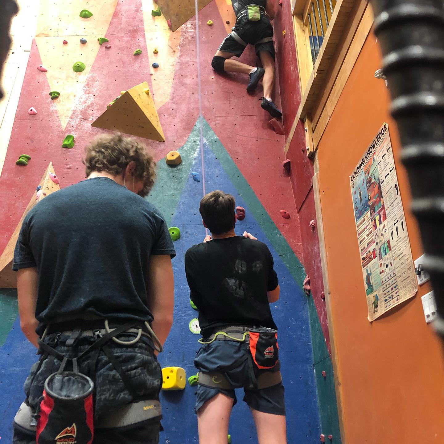 Spirit Rock Day 1. Belay training and some journal reflections. #yetioutdoorprogram #yetination