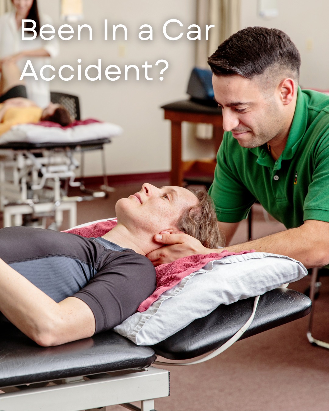 Been in a car accident? You don’t have to navigate recovery alone!
Motor vehicle accidents can leave you dealing with pain, stiffness, and a lot of unanswered questions. In Alberta, you have immediate access to physiotherapy, no doctor’s referral required.
From your first assessment to guiding your recovery plan, our team is here to help you move safely, manage pain, and get back to what matters most. We’ll also walk you through the insurance process so you can focus on healing, not paperwork.
Early care matters. If you’ve been in a collision, support is available and recovery can start sooner than you think.