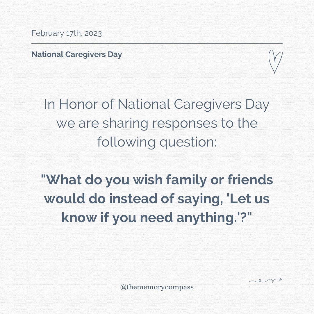 In honor of National Caregivers Day I am sharing responses from our @daughterhood circle support group on ways we can show up for caregivers 💙
#dementiaawareness #lewybodydementia #frontotemporaldementia #vasculardementia #alzheimersdisease #dementiacare #dementiasupport #eldercare #seniorcare #memorycare #caregivertips #caregiverawareness #slp #occupationaltherapy #speechtherapy #privatepracticeslp #slpbloggers #slpsofinstagram #seniorhealth #sandwichgeneration #nationalcaregiversday #healthcareprofessionals