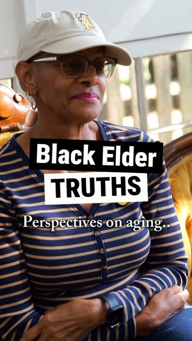Oftentimes, our perspectives on aging are shaped by our environment, conversations, and experiences. Take gray hair, for instance. Although it can appear at many stages of life, some individuals see it as negative, which can sometimes lead to age bias.
This Black elder sees it as something beautiful. She never viewed getting older as a bad thing, but another part of life unfolding.
