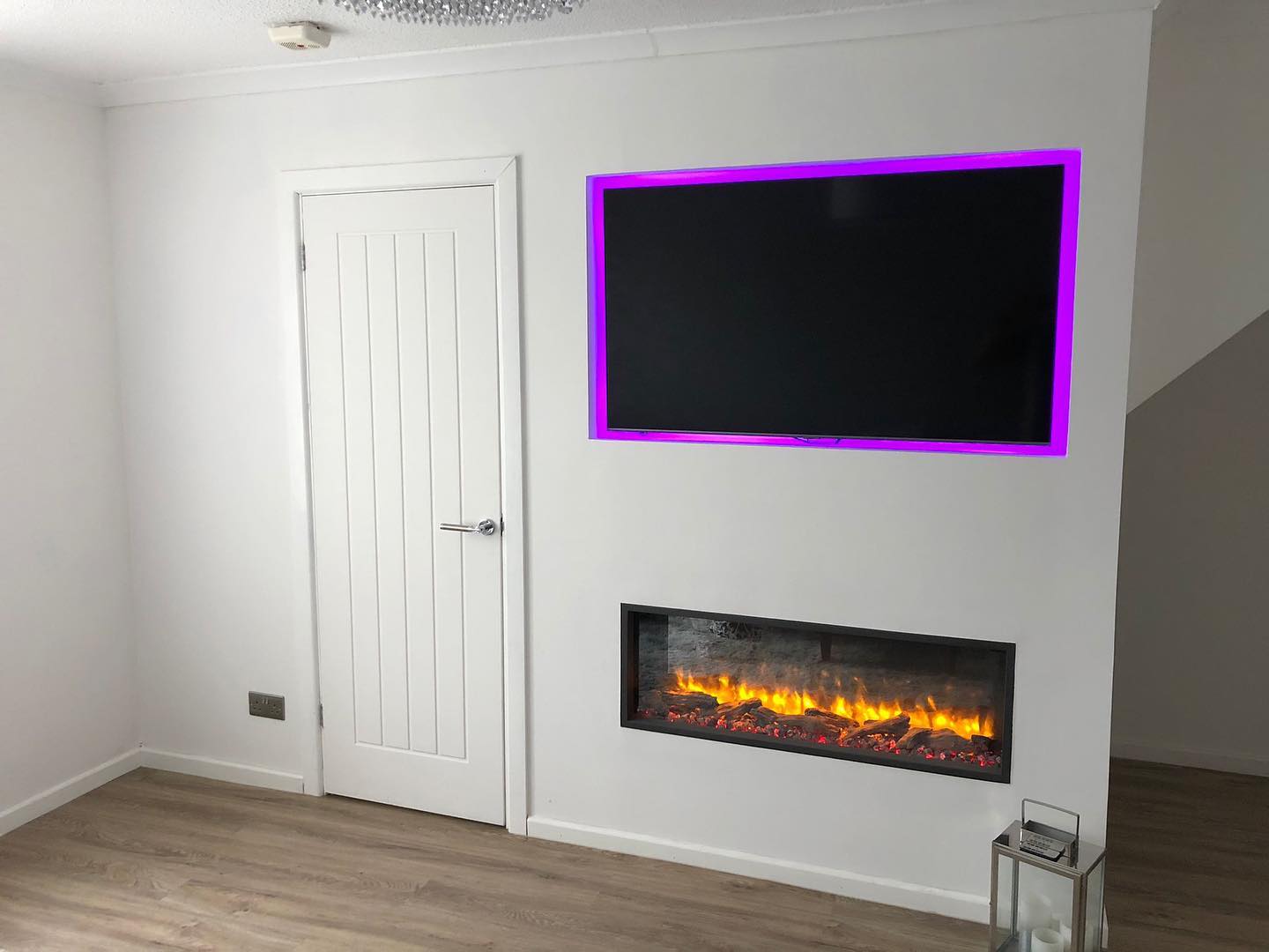 Tv/fireplace wall done a while ago. Really enjoyed this project. #BrenBuilding