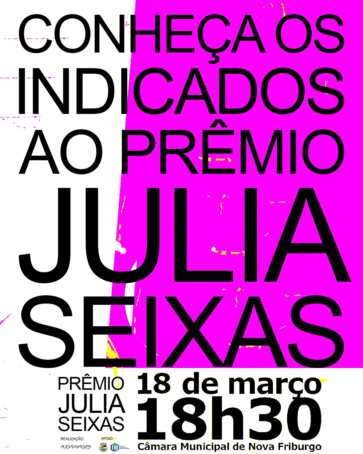 Prêmio Julia Seixas
Criatividade, inclusão e impacto social.
A Câmara Municipal de Nova Friburgo @camaranovafriburgo recebe uma noite dedicada a reconhecer iniciativas que transformam vidas e ampliam possibilidades para uma sociedade mais justa, diversa e acessível.
Esses são os projetos finalistas que se destacam por seu compromisso com a inclusão e o impacto social em nossa comunidade.
@projetoflorescer.ca
@montanha_solidaria
@yticcm
18 de março
⏰ 18h30
📍 Câmara Municipal de Nova Friburgo
Uma celebração das pessoas e projetos que constroem, todos os dias, um futuro mais inclusivo.
Agradecimento ao @claudiodamiaonf por nos ajudar a realizar esse prêmio.
REALIZAÇÃO @pugaimages
APOIO @camaranovafriburgo
#PremioJuliaSeixas #Inclusão #ImpactoSocial #NovaFriburgo