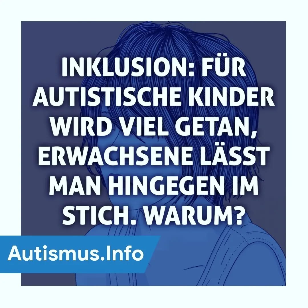 Im Laufe der letzten Jahre hat sich sehr viel getan, was die Versorgung und Frühförderung von autistischen Kindern anbelangt, auch wenn hier noch längst nicht genug getan wurde.
Weit abgeschlagen sind allerdings nach wie vor autistische Erwachsene. Wer das 18. Lebensjahr vollendet hat, ist häufig auf sich allein gestellt.
Die Förderprogramme für Kinder und Jugendliche fallen weg, Psychotherapieplätze für erwachsene #Autisten sind rar - weil sich niemand auszukennen scheint.
Auf dem Arbeitsmarkt gibt es nur wenig Angebote und spezifische Förderungen für Menschen aus dem #Autismus-Spektrum. Oftmals versuchen die Jobcenter sogar, den oder die Betroffene schnell in die Erwerbsminderung abzudrängen, sobald die Autismusdiagnose erwähnt wird.
Werkstätten für behinderte Menschen (#Wfbm) sind für die meisten Autisten oft ungeeignet. Viele haben ein Abitur oder sogar studiert. Außerdem sind die sozialen Anforderungen in den Werkstätten oft nicht geringer, sondern sogar höher, da viele Menschen mit psychischen Beeinträchtigungen auf engem Raum zusammenarbeiten.
Das Bedürfnis nach Familie und Partnerschaft bleibt für erwachsene Autisten oft ein lebenslanger Wunsch. Hilfen in diesem Bereich, in Form von sozialem Training oder Coachings, gibt es oft nicht oder sind die Betroffenen unbezahlbar.
Viele Autisten werden auf Grund ihres geringen Einkommens oder ihrer Erwerbsminderung als Partner abgelehnt.
Für die meisten autistischen Erwachsenen bleibt das Wort "Inklusion" deswegen nur eine leere Hülle, ein falsches Versprechen.
Das System macht es sich zu einfach, wenn zwar autistische Kinder gefördert werden, Erwachsene aber praktisch im Stich gelassen werden. Das ist insbesondere deswegen der Fall, weil viele Autisten ihre Diagnose erst als Erwachsene bekommen und deswegen niemals von Förderungen profitiert haben, welche es für autistische Kinder gab oder gibt.
Zwar hat sich auch die Aufklärung und Sichtbarkeit von autistischen Erwachsenen im Laufe der letzten Jahre erhöht. Dies zu größten Teilen aber deshalb, weil "wir" autistischen Erwachsenen selbst dafür gesorgt haben...
Vergesst die autistischen Erwachsenen nicht!
#autismusspektrum #autismusspektrumstörung