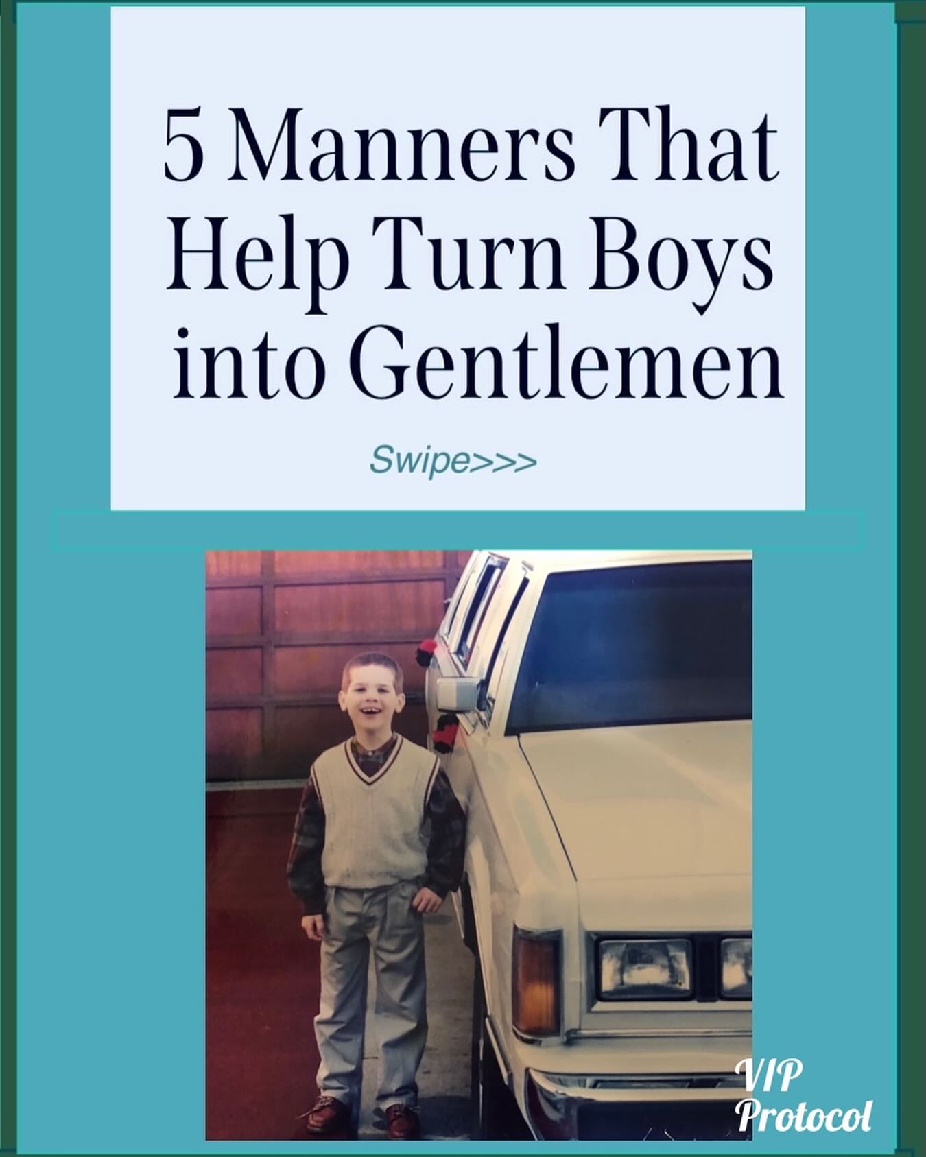 It’s never too early to teach your son the manners that count.
If a child is old enough to dress himself, he’s old enough to learn respect. Teach him to remove his cap when he greets someone. Teach him to help with chores. Teach him to notice when someone could use a hand.
Even at five years old, a boy can learn to open a door for someone at the mall, say thank you, and look people in the eye when they speak.
Boys don’t magically become respectful men one day. They practice those habits every day — starting at home.
And the first woman they practice those manners with is Mom.
So moms, give your sons plenty of chances to show what they’re capable of. Those little lessons today become the character they carry for life.
#BoysToBeMen #RaiseGoodMen #TeachRespect #GoodMannersMatter #RaisingBoys #FutureGentleman #CharacterMatters