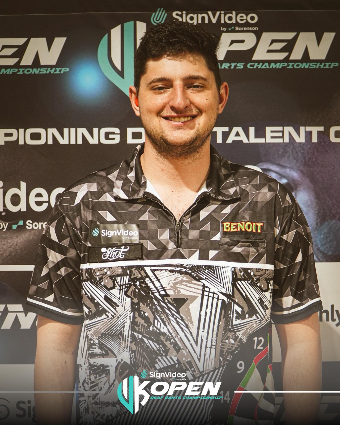 Great to have Benoit Lalonde @benny_lalonde 🇨🇦 fly in from Canada to join the @signvideo UK Open.
He is officially DDO ranked 26th out of 112 Men.
Amazing to see how DDO is attracting players from all over the world. 🌍🎯