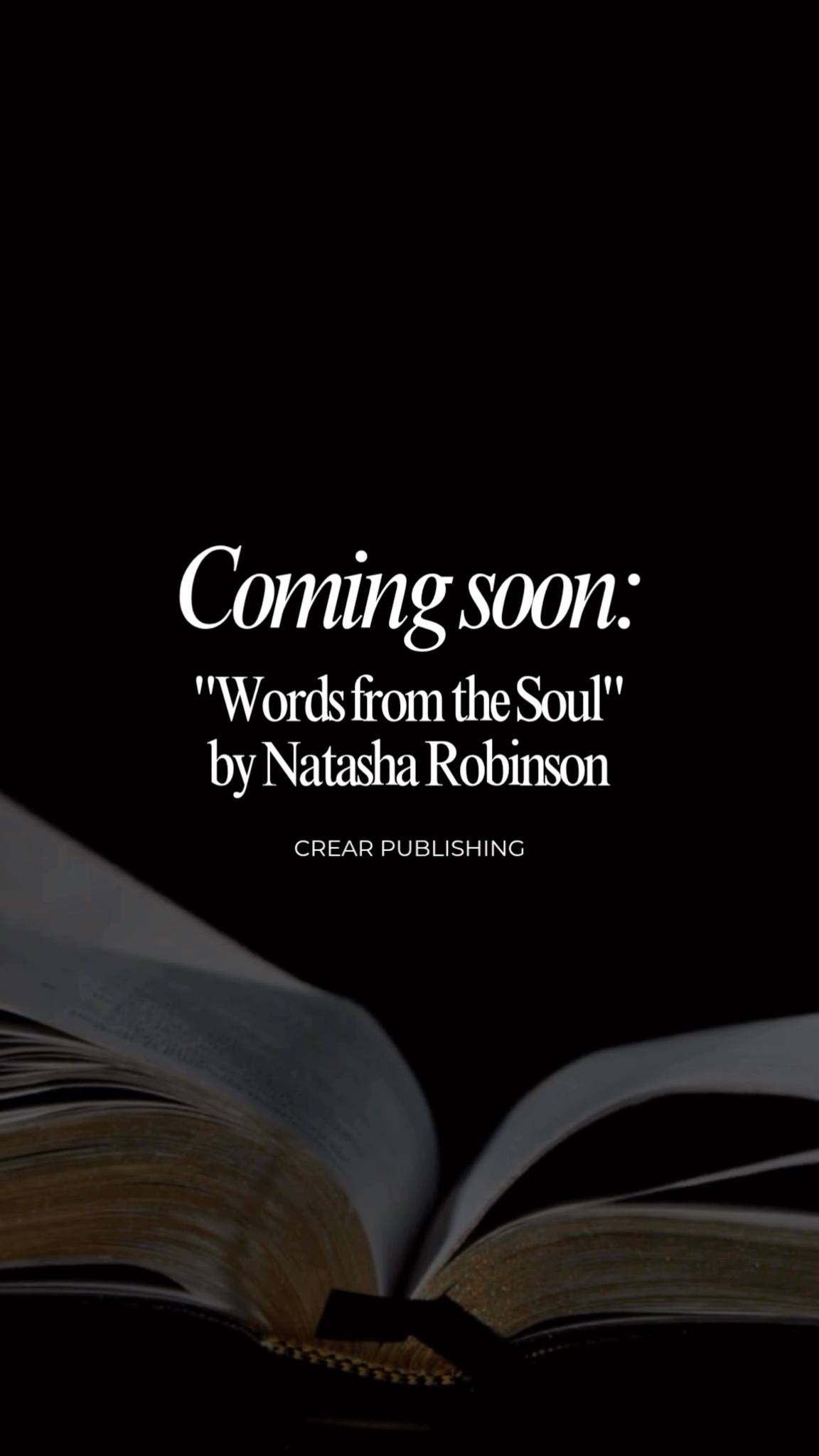 Crear Publishing is proud to present 'Words from the Soul' - a heartfelt collection of poetry drawn from Natasha Robinson’s memories, hopes and lived experiences. Each poem offers a glimpse into her world, from the comfort of long held friendships to reflections on family, childhood and the beauty found in everyday life. Honest and deeply personal, these verses shine with warmth, resilience and sincerity.
Writing has long been Natasha’s way of expressing her feelings and experiences, including her journey living with epilepsy. This debut collection marks a proud and powerful milestone, representing years of dedication and courage. Her words remind us that no matter who we are or what challenges we face, our voices matter.
Tender, uplifting and authentic, Words from the Soul invites readers to step into Natasha’s world and discover poetry that truly speaks from the heart.
Coming soon 📚
.
.
#crearpublishing #klcrear #newbook #poetry