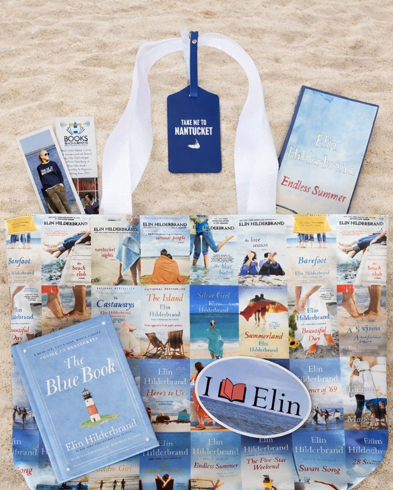 Raise your hand if you are over this winter! 🙋♀️🙋♂️
Let’s distract ourselves and start planning for the summer with this “Ultimate @elinhilderbrand Pack” from the “Queen of the Beach Reads.”
This exclusive pack comes with an autographed copy of The Blue Book, Elin’s recommendation guide to Nantucket, an autographed Elin Tote Bag featuring all of Elin’s Nantucket novels, the “Take Me to Nantucket” luggage tag, the Elin bumper sticker, the Endless Summer Watercolor Nantucket map, and more!
Click link in bio to order or visit nantucketbookpartners.com.