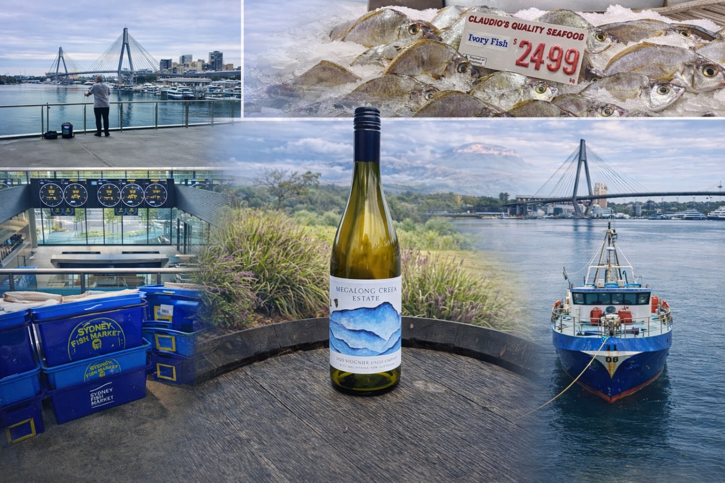 Fresh from the coast to the valley 🌊🍷
A visit to the Sydney Fish Market isn’t complete without the perfect pairing—and that’s where Megalong Creek Estate shines.
Our Viognier, with its delicate floral aromas and bright citrus notes, elevates every bite of fresh seafood. Think freshly shucked oysters, tender white fish, or prawns straight from the market—each flavour enhanced, never overpowered.
From the vibrant energy of the market to the serenity of Megalong Valley, it’s a pairing that captures the best of both worlds.
✨ Fresh seafood.
✨ Elegant wine.
✨ Produce heroes
#MegalongCreekEstate #SydneyFishMarket #WineAndFood #Viognier #NSWFoodie SeafoodLovers